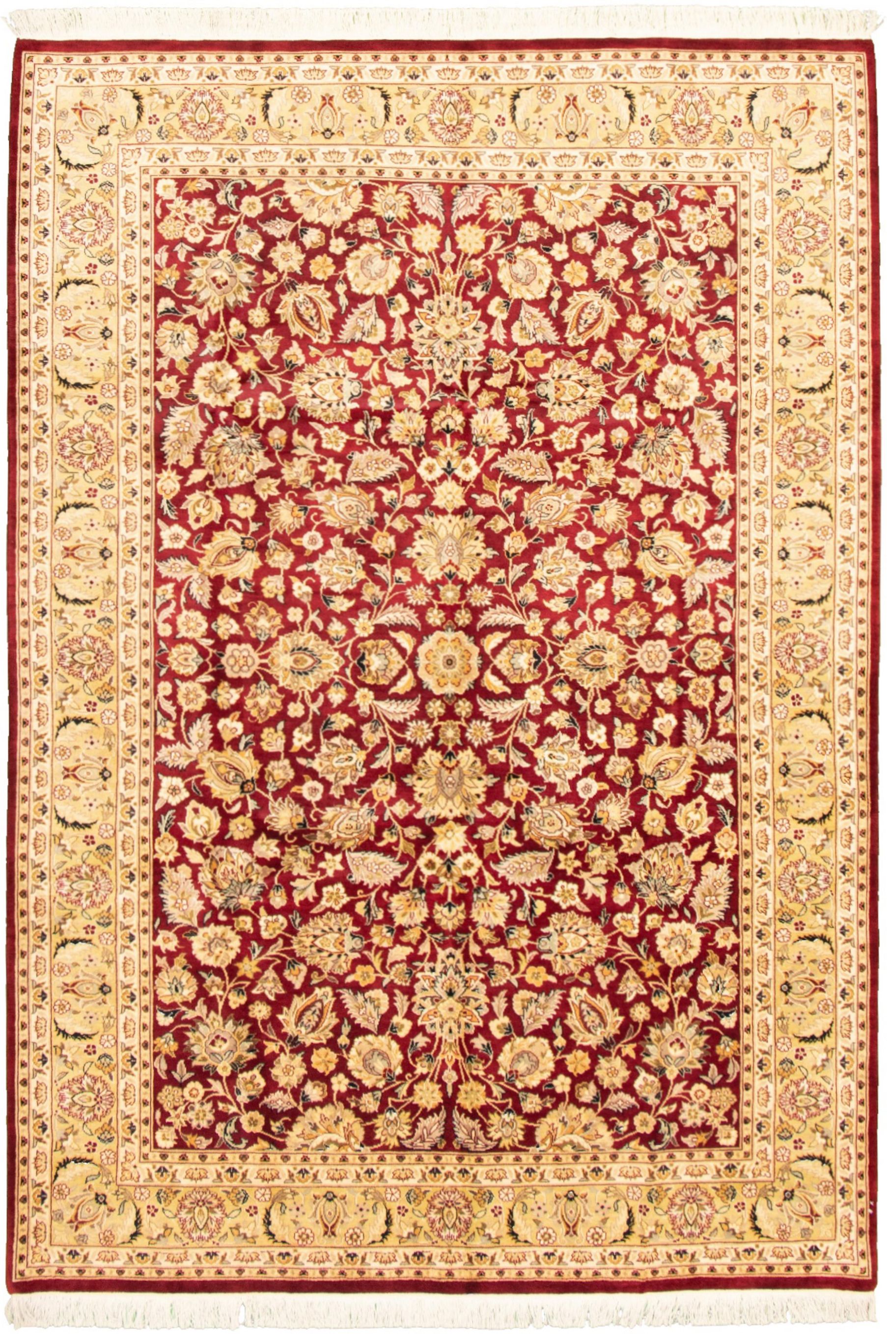 Hand-knotted Pako Persian 18/20 Red Wool Rug 6'3" x 9'3" Size: 6'3" x 9'3"  