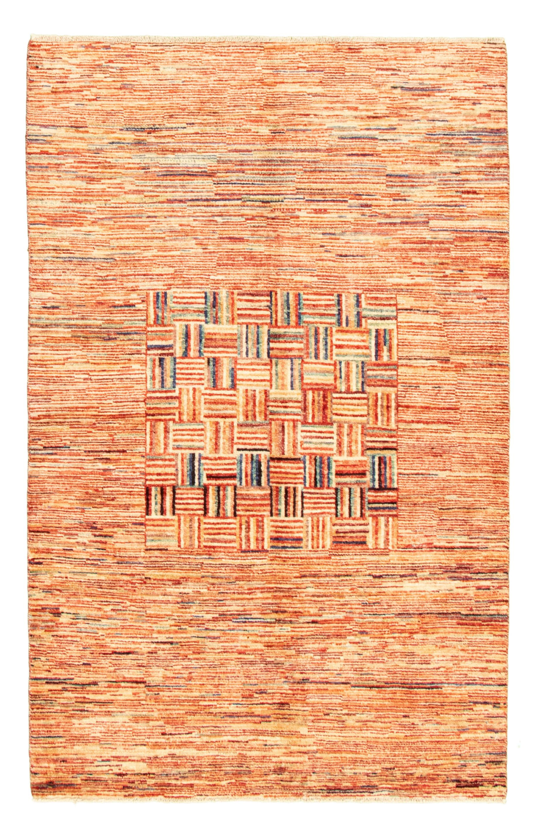 Hand-knotted Peshawar Ziegler Red Wool Rug 3'10" x 6'1" Size: 3'10" x 6'1"  