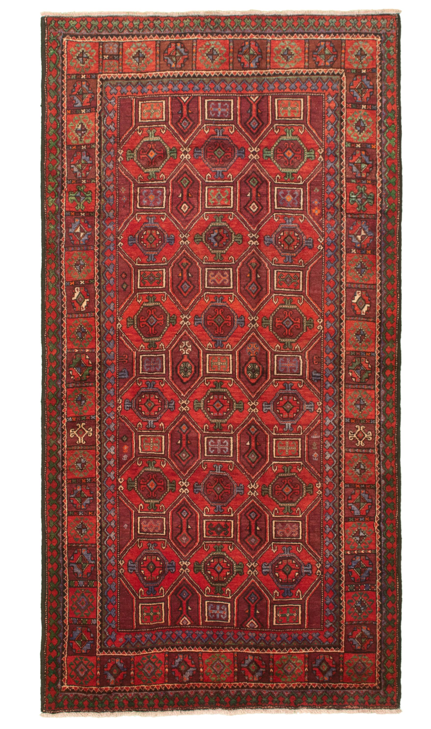 Hand-knotted Authentic Turkish Dark Copper Wool Rug 5'1" x 9'8" Size: 5'1" x 9'8"  
