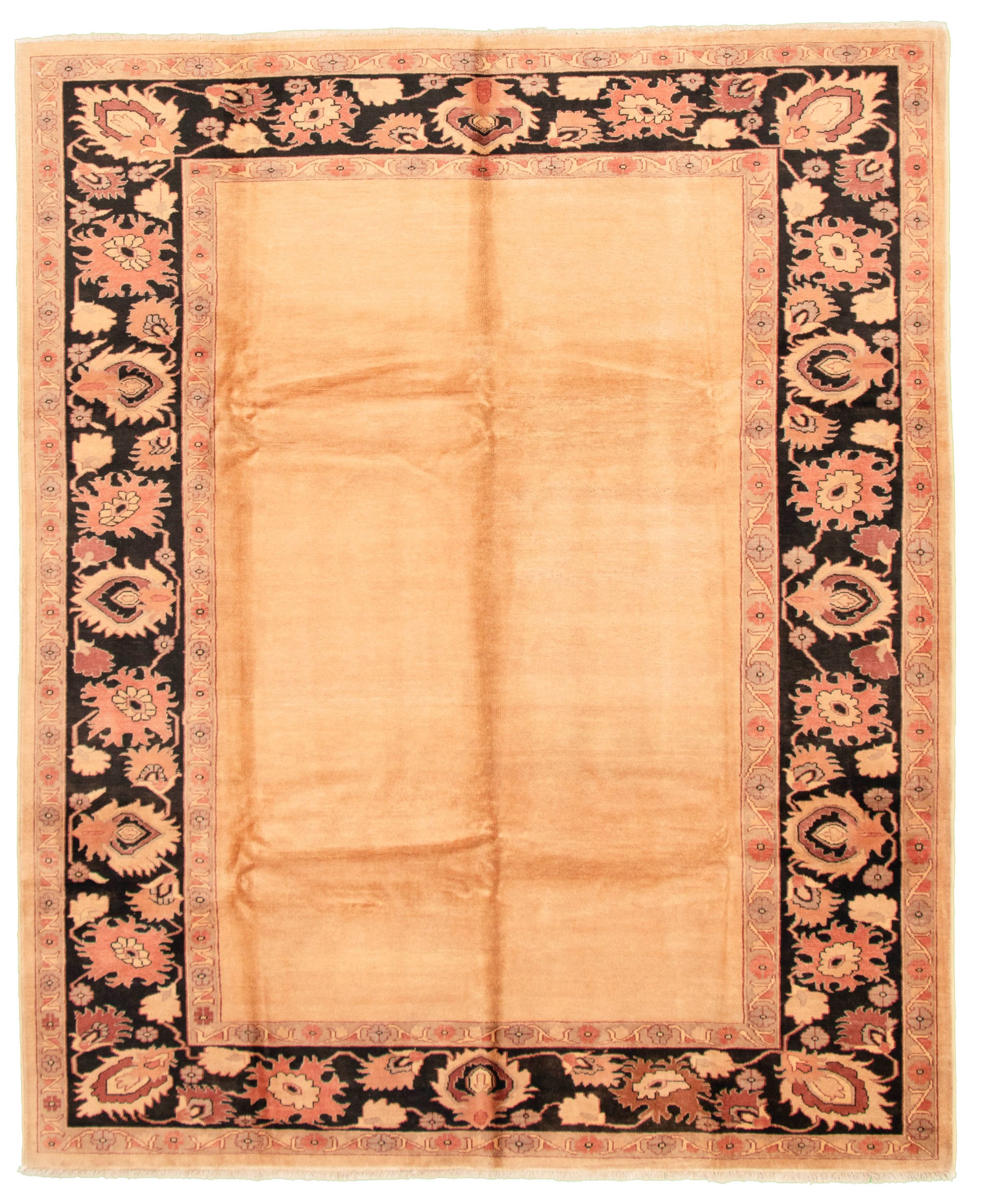 Hand-knotted Peshawar Ziegler Beige Wool Rug 8'0" x 9'8" Size: 8'0" x 9'8"  