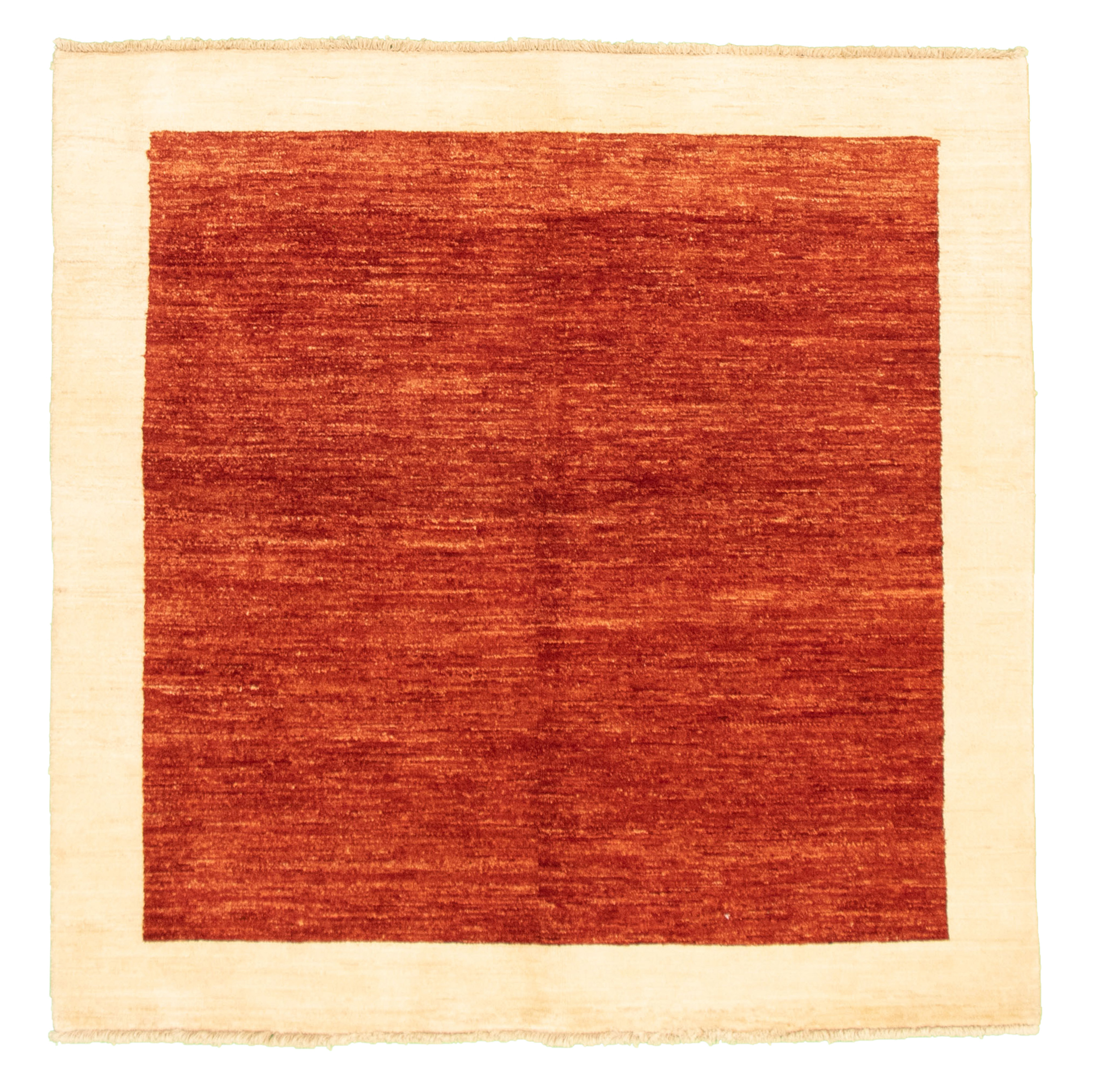Hand-knotted Peshawar Ziegler Dark Copper Wool Rug 4'10" x 4'10" Size: 4'10" x 4'10"  