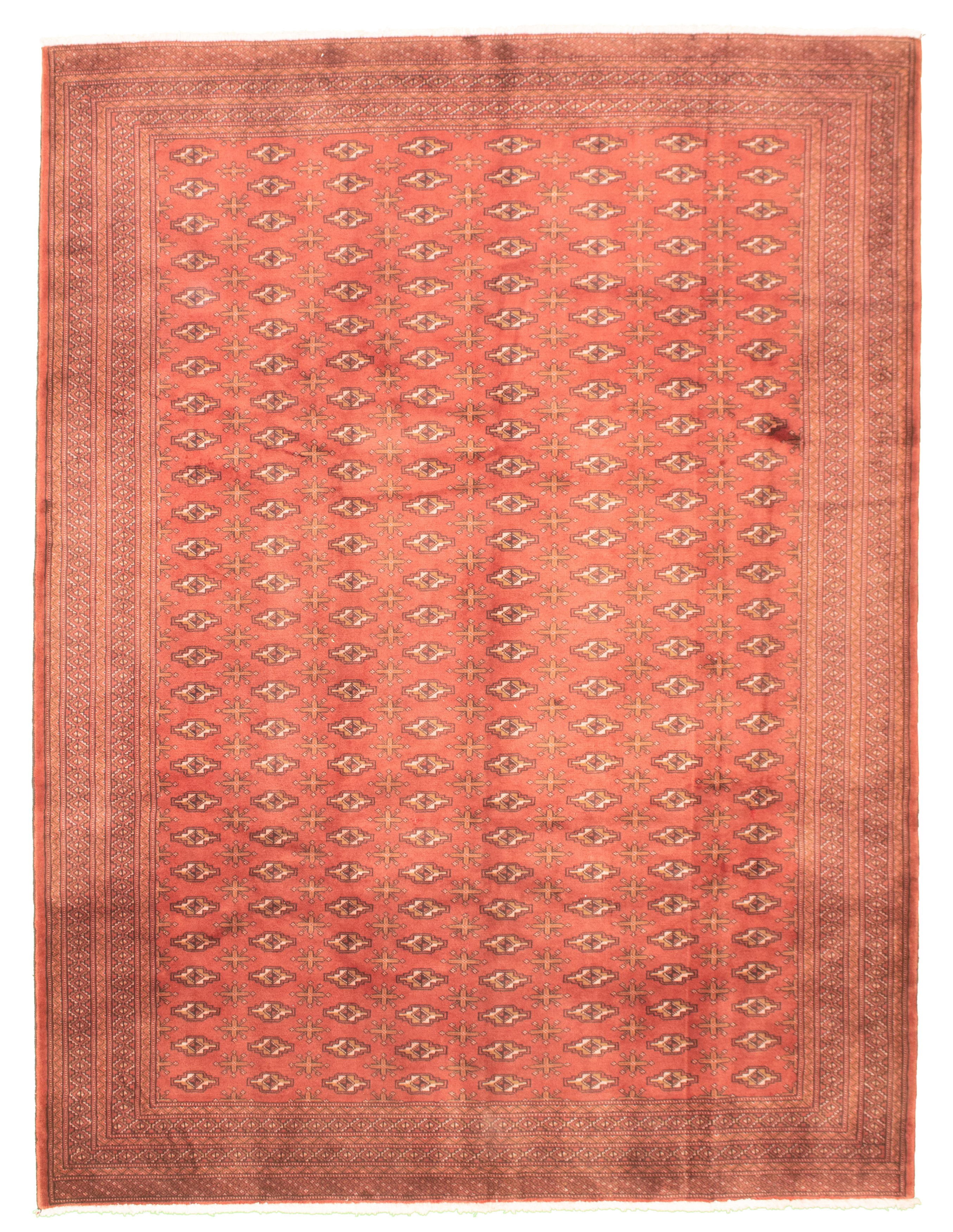 Hand-knotted Shiravan Bokhara Copper Wool Rug 6'9" x 10'0" Size: 6'9" x 10'0"  