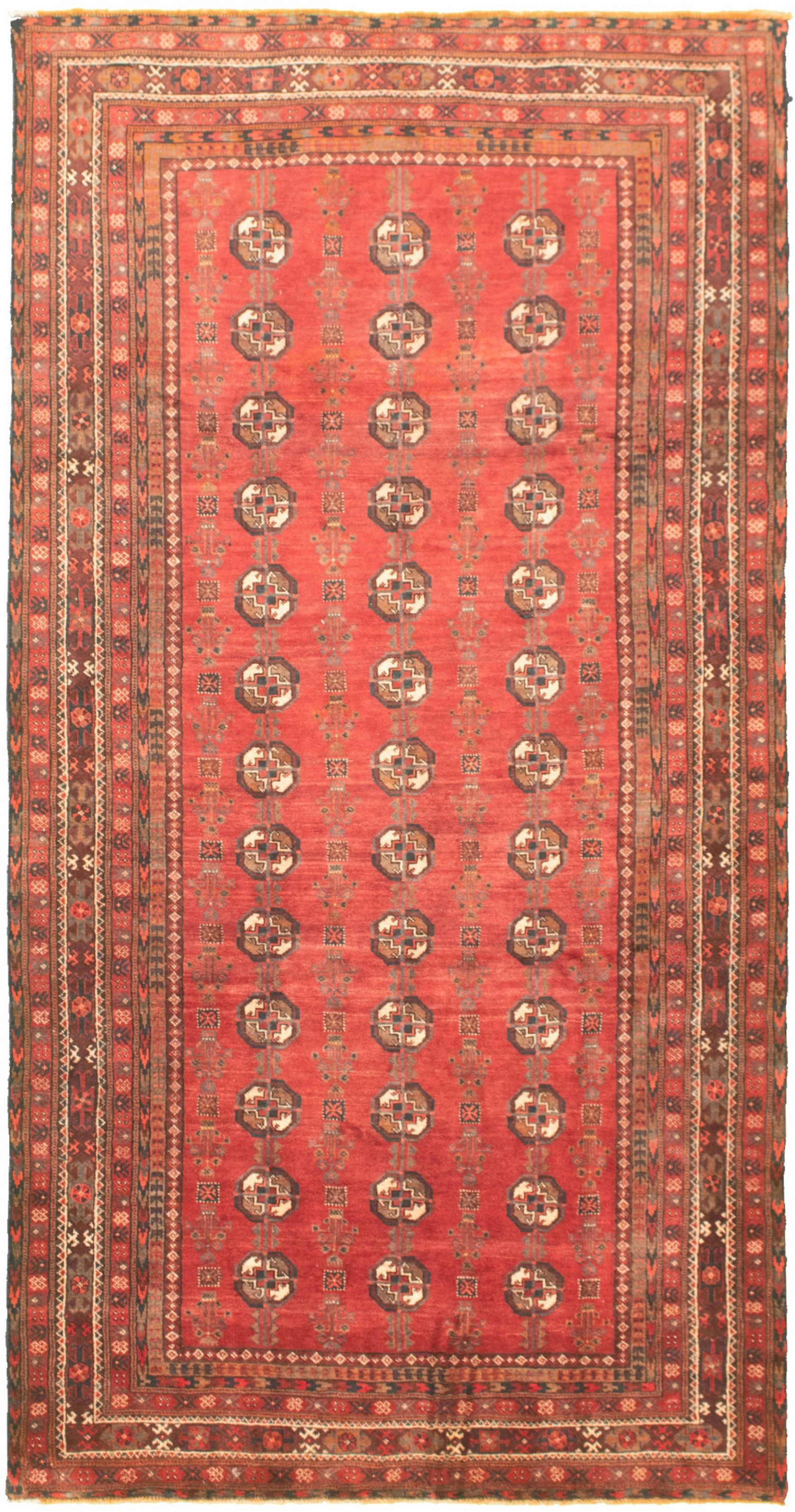 Hand-knotted Shiravan Bokhara Dark Copper Wool Rug 4'9" x 9'2" Size: 4'9" x 9'2"  