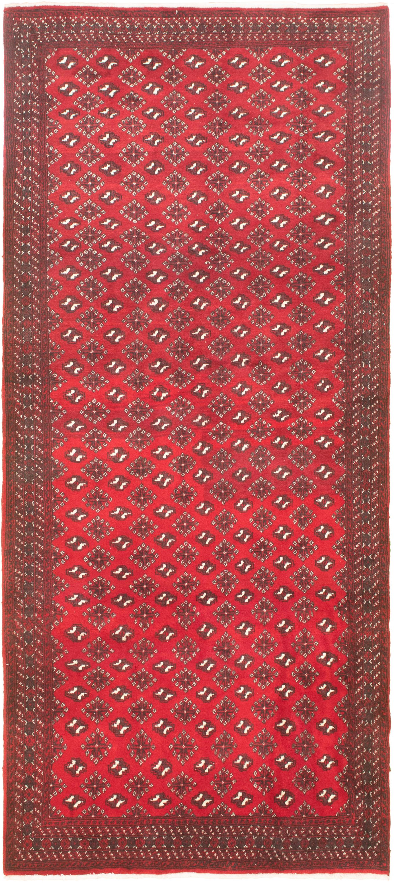 Hand-knotted Shiravan Bokhara Red Wool Rug 4'3" x 10'2" Size: 4'3" x 10'2"  