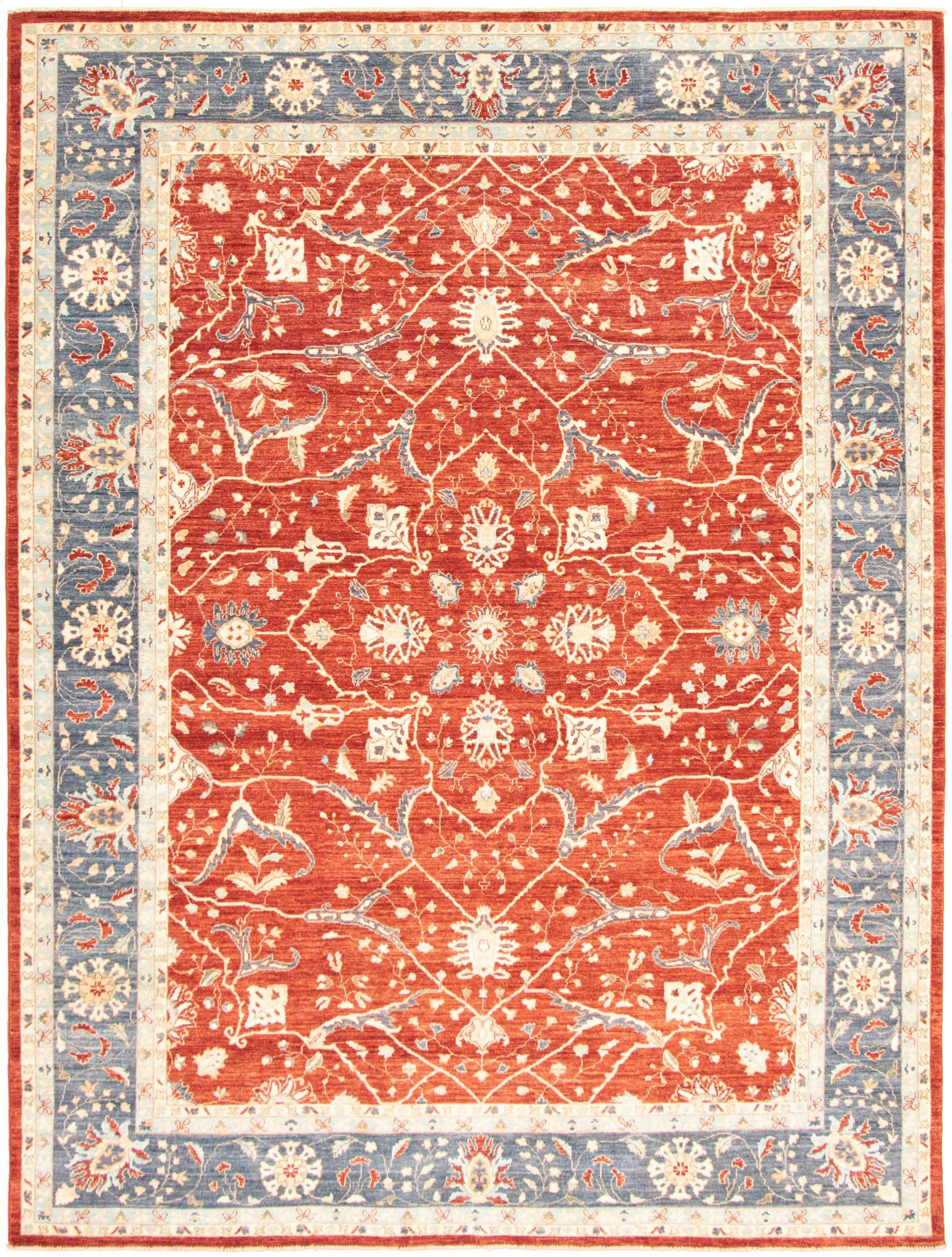 Hand-knotted Pako Persian 18/20 Dark Red  Rug 8'11" x 11'9" Size: 8'11" x 11'9"  