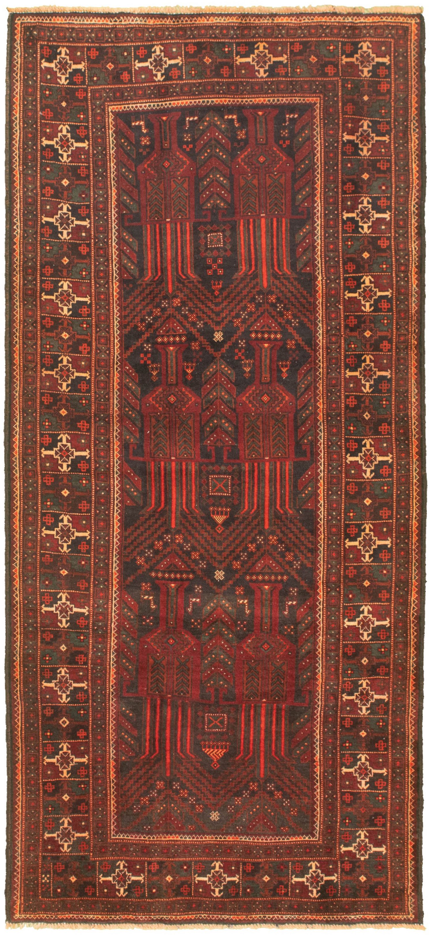 Hand-knotted Authentic Turkish Dark Brown Wool Rug 3'10" x 8'10" Size: 3'10" x 8'10"  