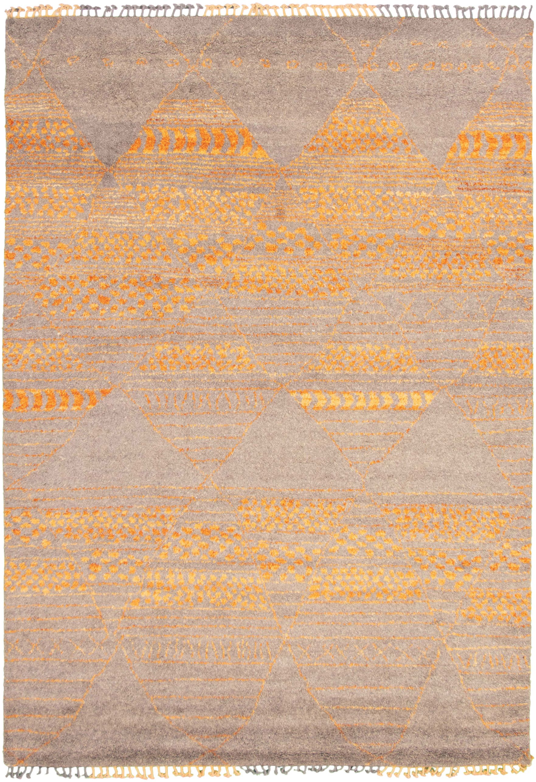 Hand-knotted Marrakech Grey  Rug 8'9" x 12'6" Size: 8'9" x 12'6"  