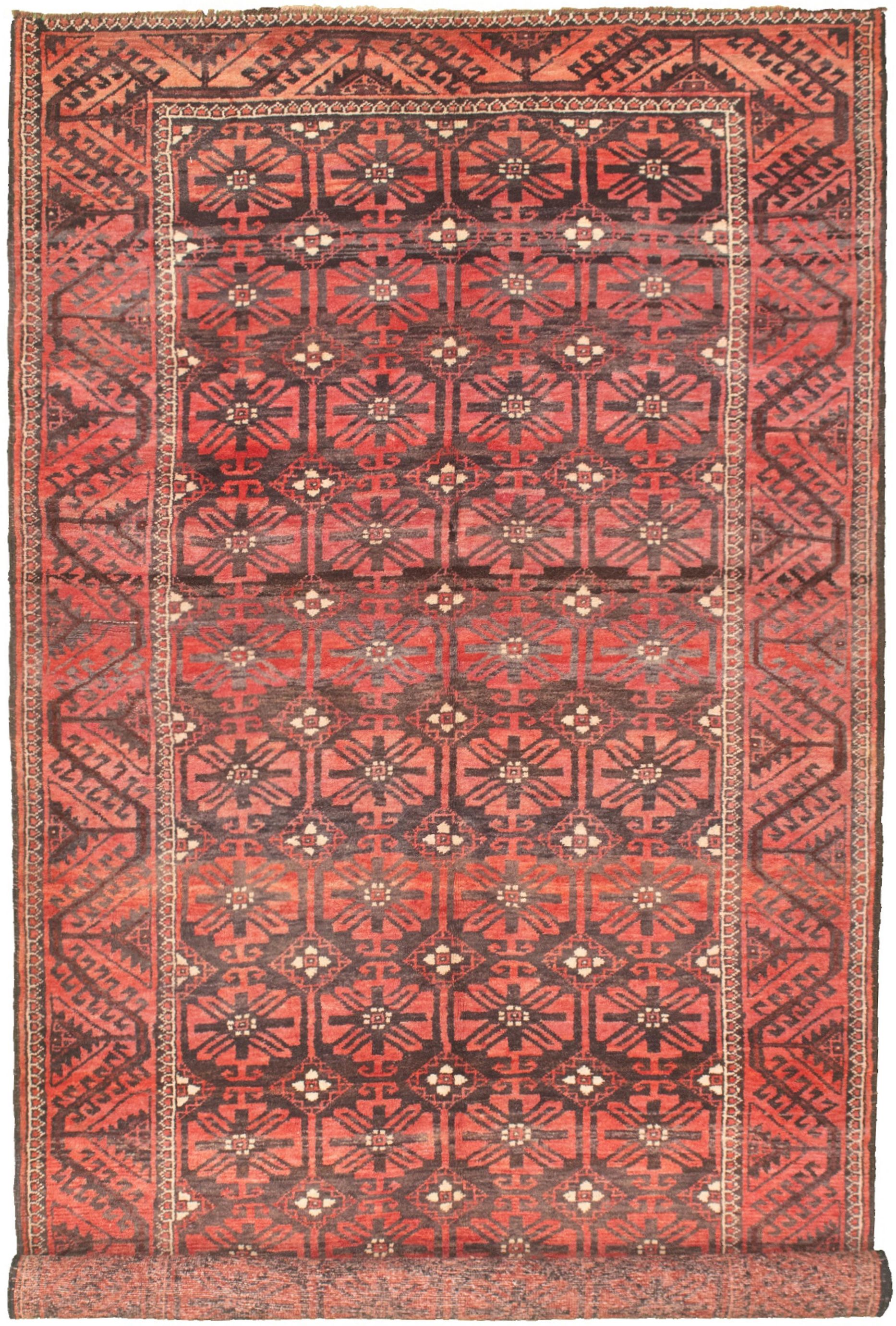 Hand-knotted Authentic Turkish Dark Copper Wool Rug 5'10" x 14'9" Size: 5'10" x 14'9"  