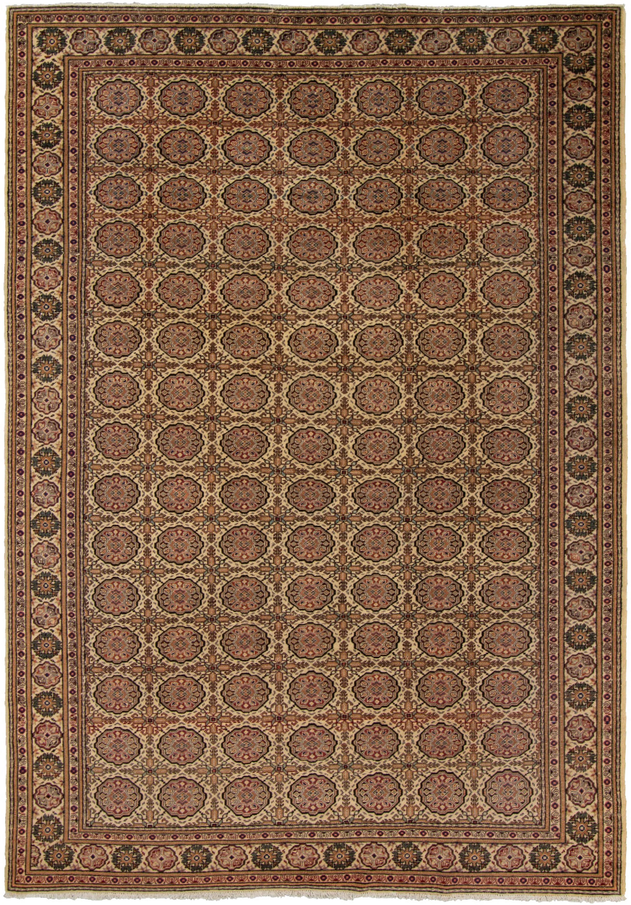 Hand-knotted Keisari Vintage Ivory  Rug 6'5" x 9'5"  Size: 6'5" x 9'5"  