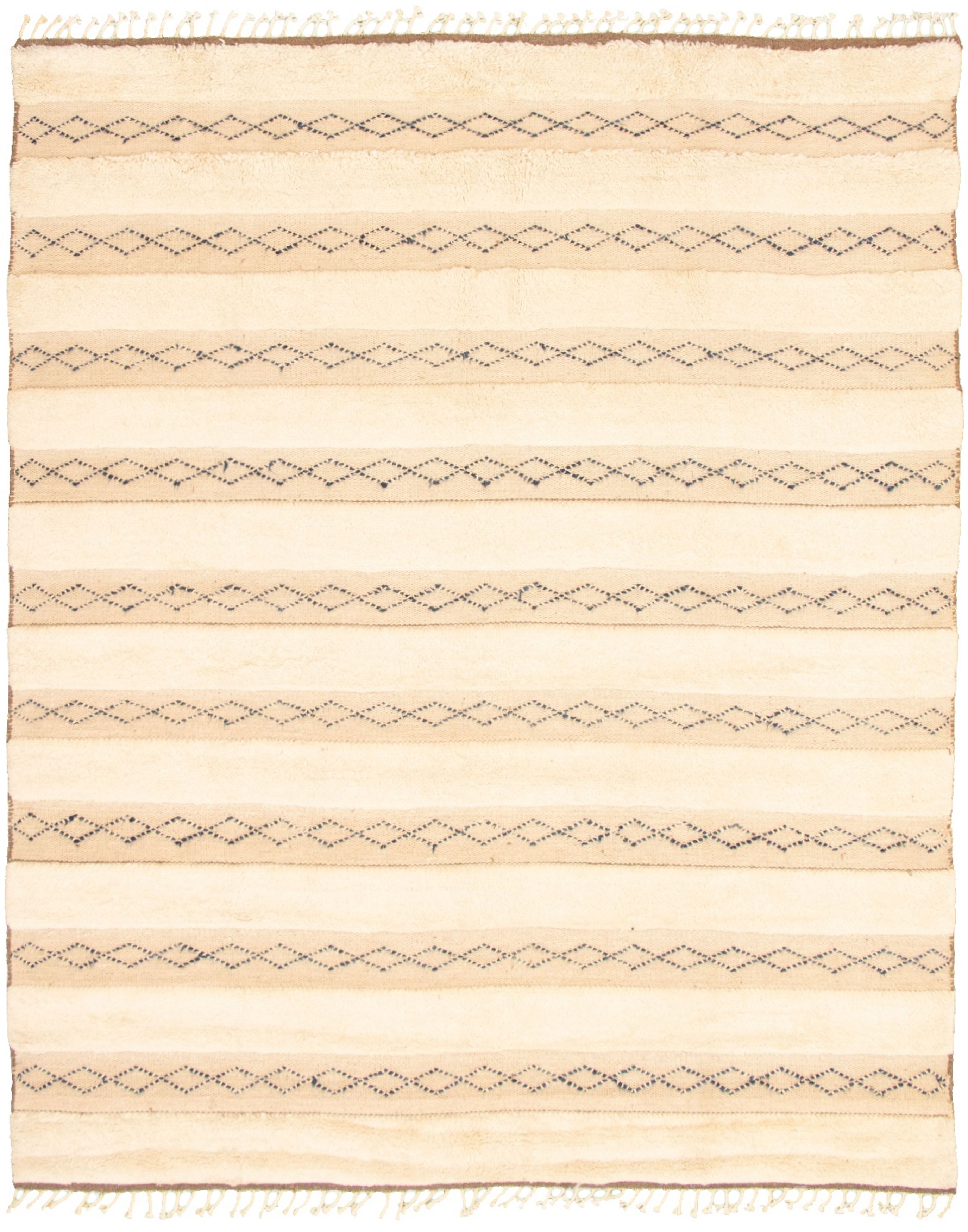 Hand-knotted Marrakech Ivory  Rug 8'0" x 9'9" Size: 8'0" x 9'9"  