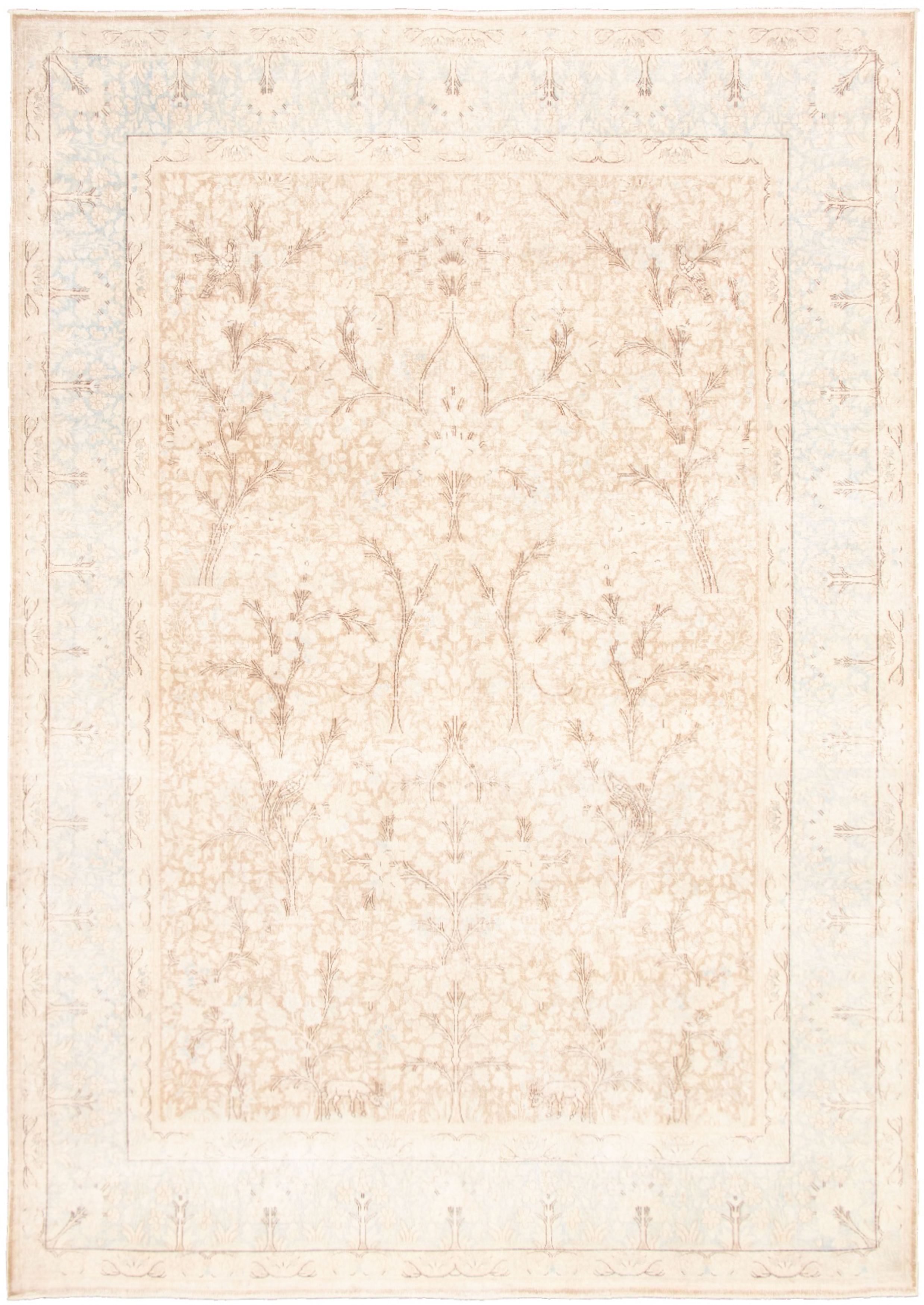 Hand-knotted Pako Vintage Ivory  Rug 7'9" x 11'0" Size: 7'9" x 11'0"  