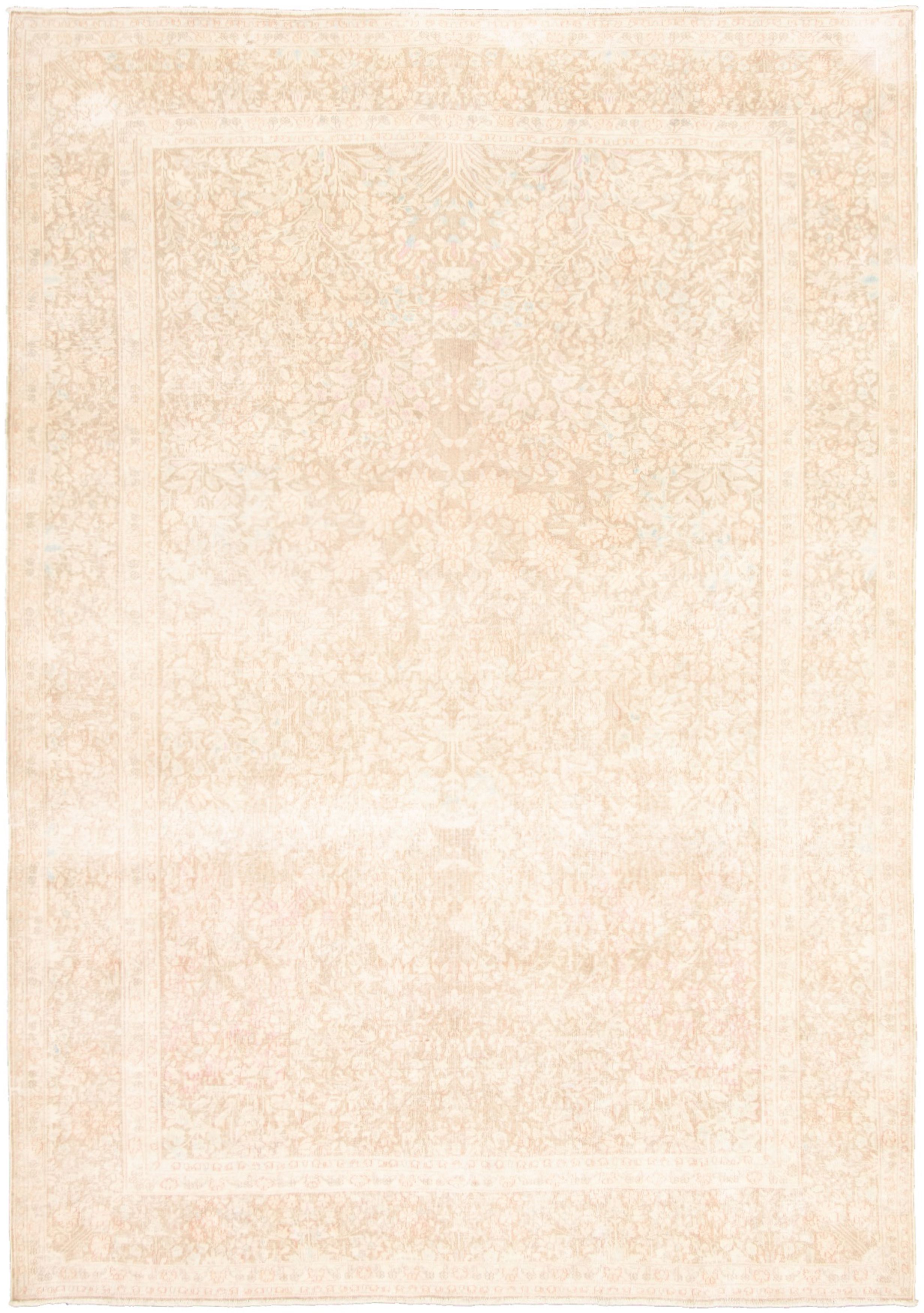 Hand-knotted Pako Vintage Ivory  Rug 8'0" x 11'4" Size: 8'0" x 11'4"  
