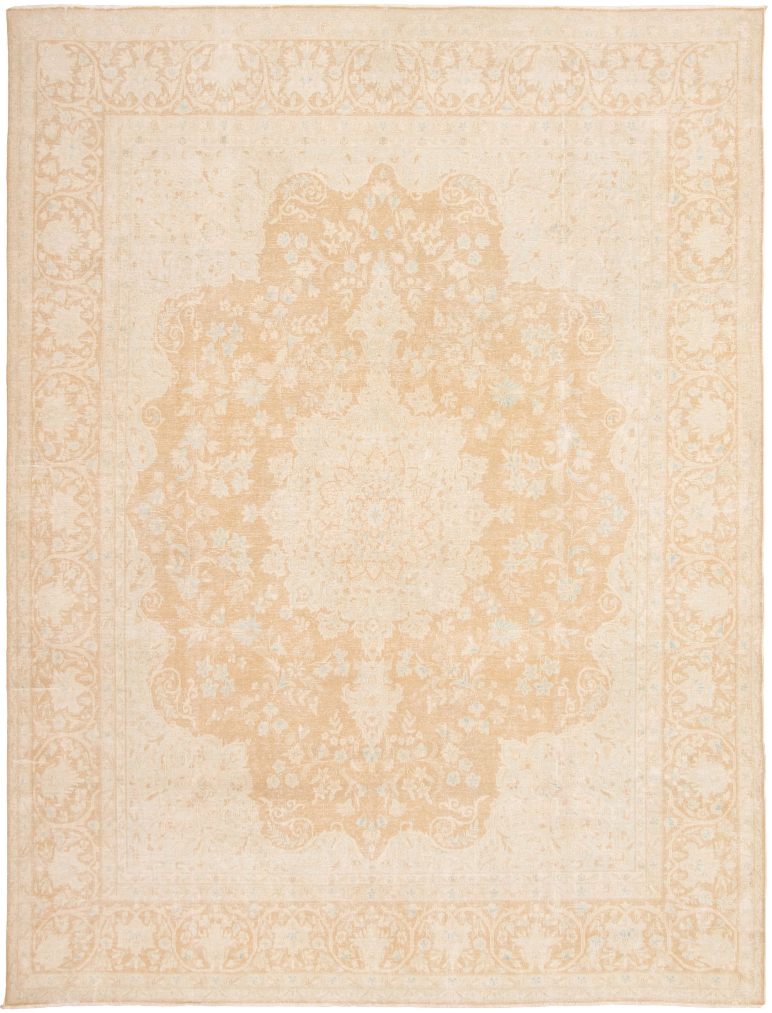 Hand-knotted Pako Vintage Tan  Rug 9'7" x 12'8" Size: 9'7" x 12'8"  