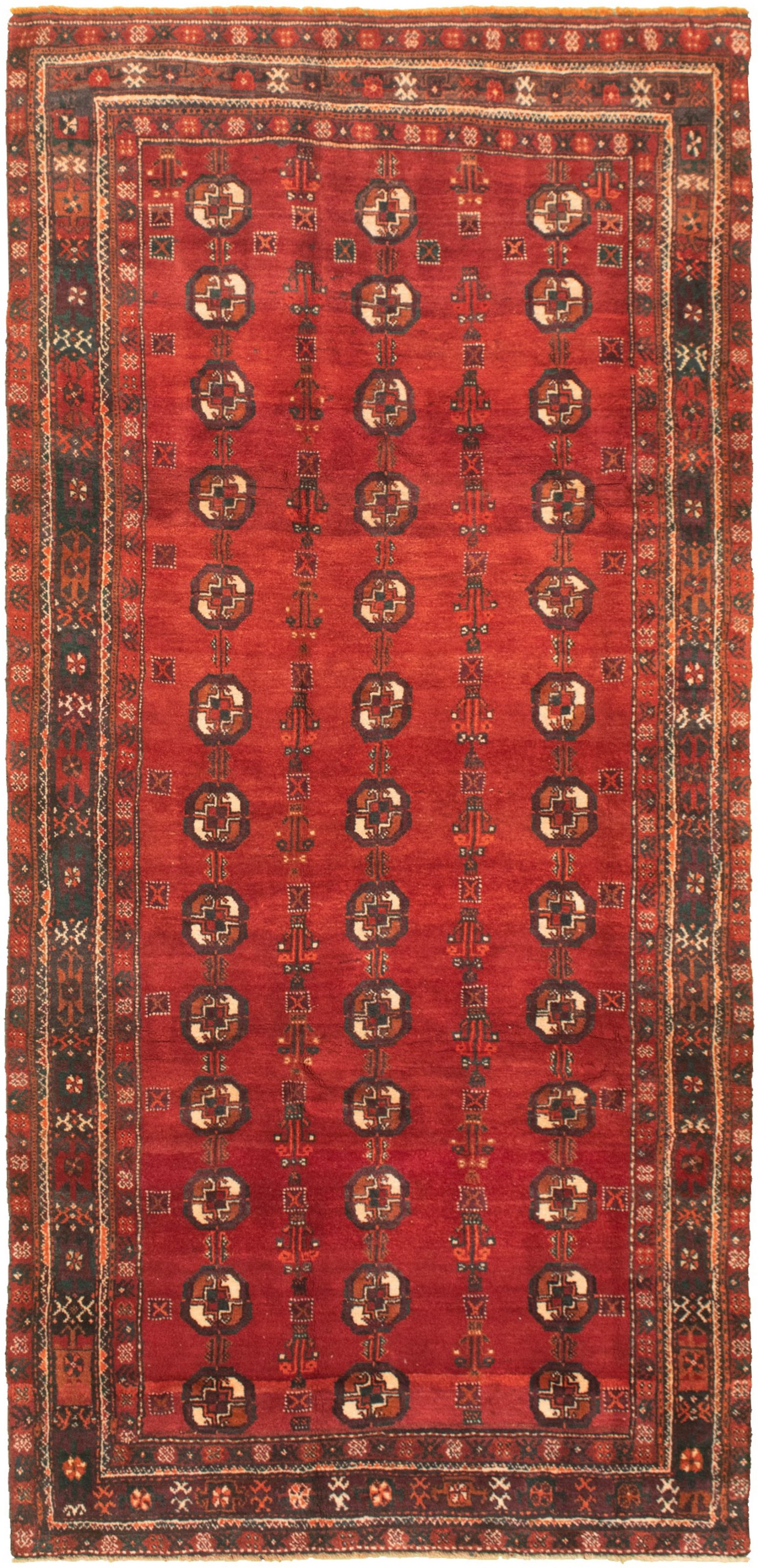 Hand-knotted Shiravan Bokhara Dark Copper Wool Rug 3'10" x 8'8" Size: 3'10" x 8'8"  