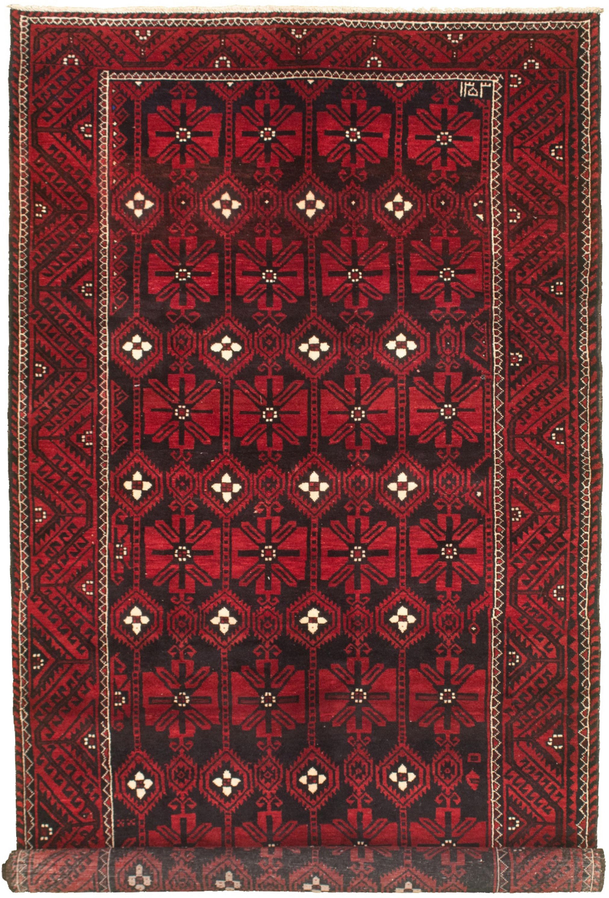 Hand-knotted Authentic Turkish Red Wool Rug 5'8" x 14'1" Size: 5'8" x 14'1"  