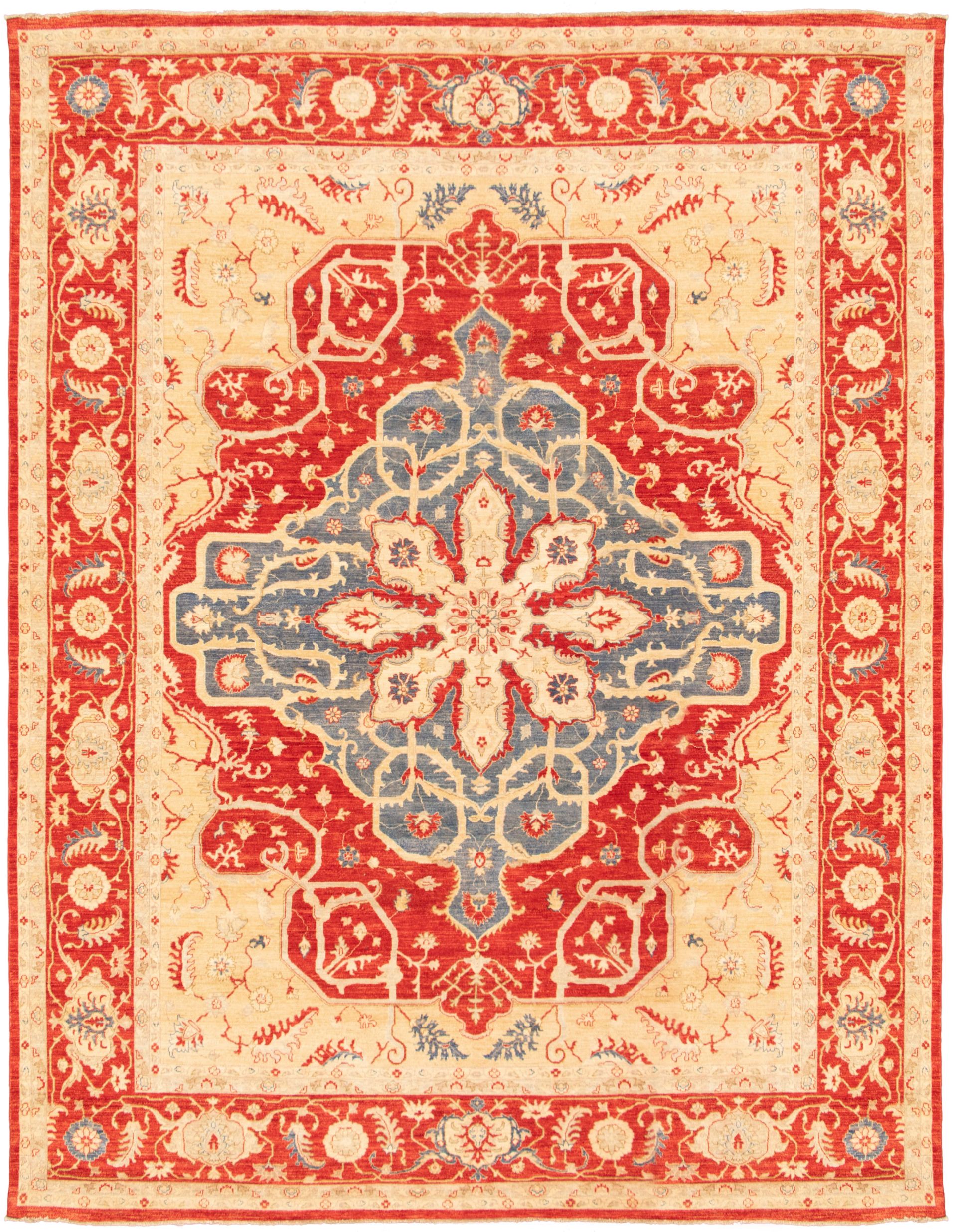 Hand-knotted Aryana Red  Rug 11'9" x 15'7" Size: 11'9" x 15'7"  