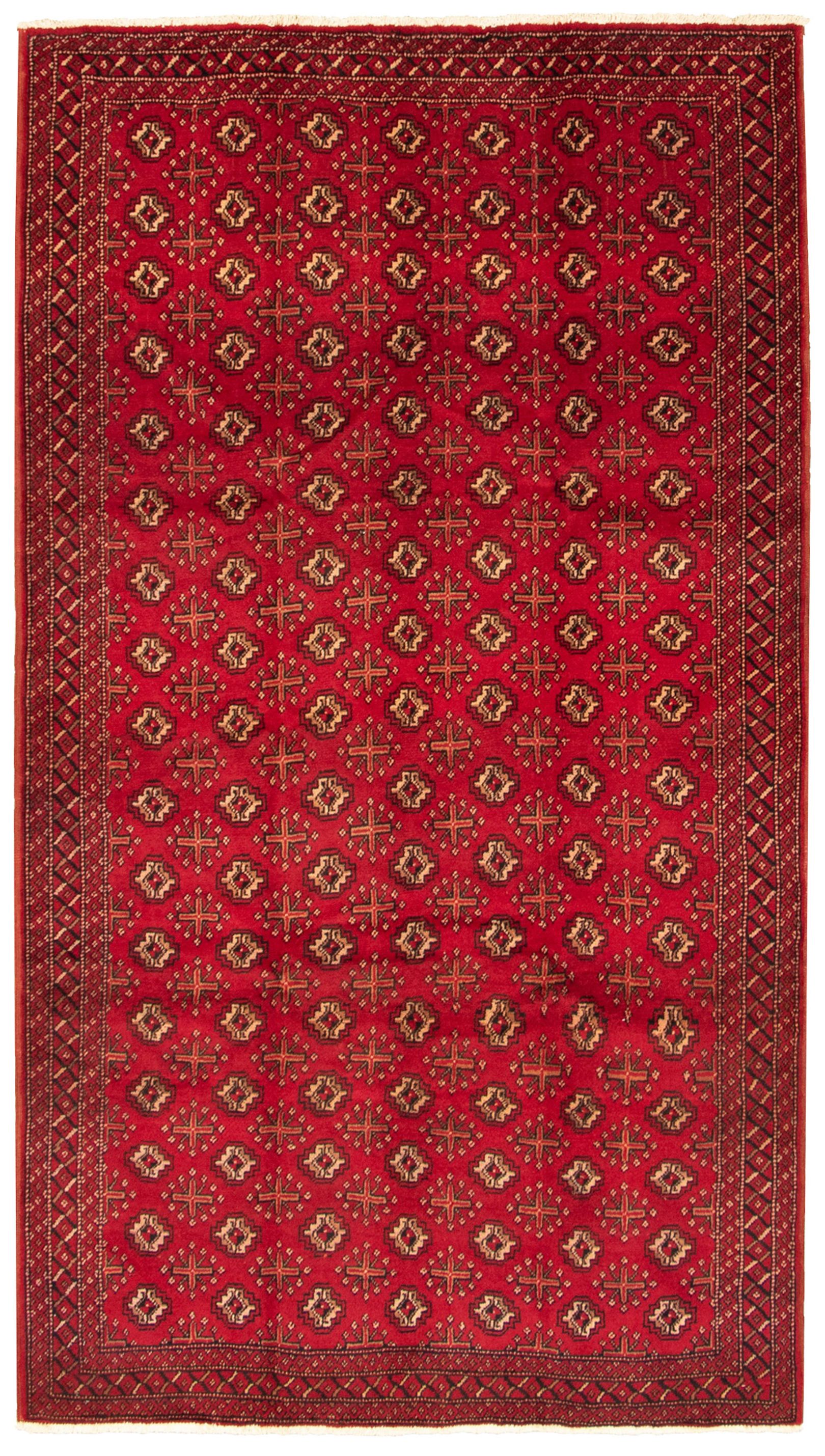 Hand-knotted Khal Mohammadi Red Wool Rug 5'1" x 9'4" Size: 5'1" x 9'4"  
