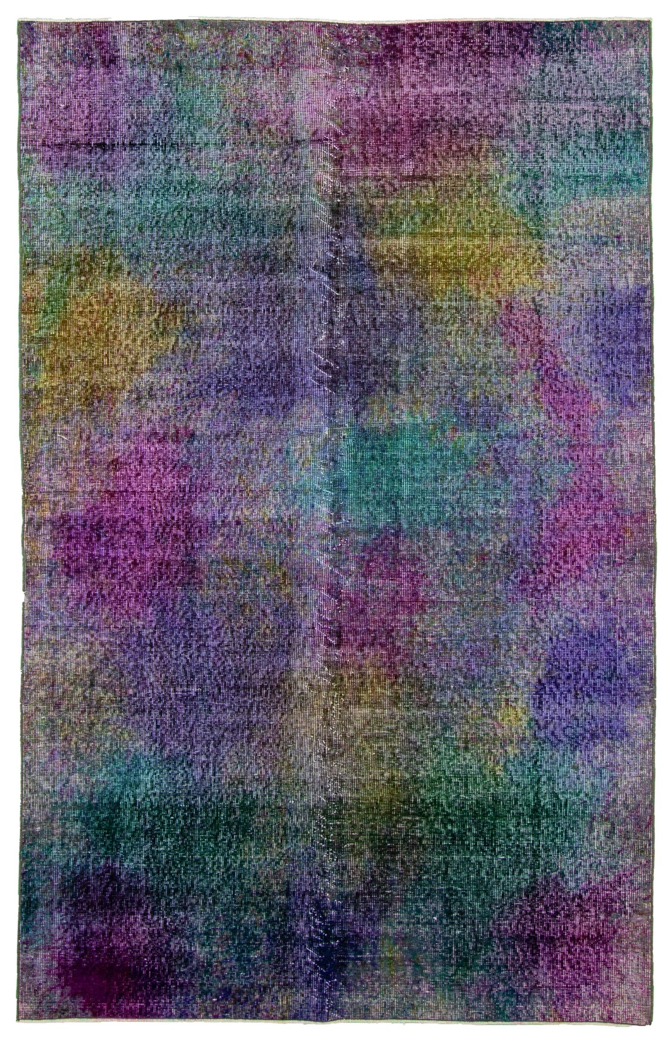 Hand-knotted Color Transition  Rug 4'9" x 7'7" Size: 4'9" x 7'7"  