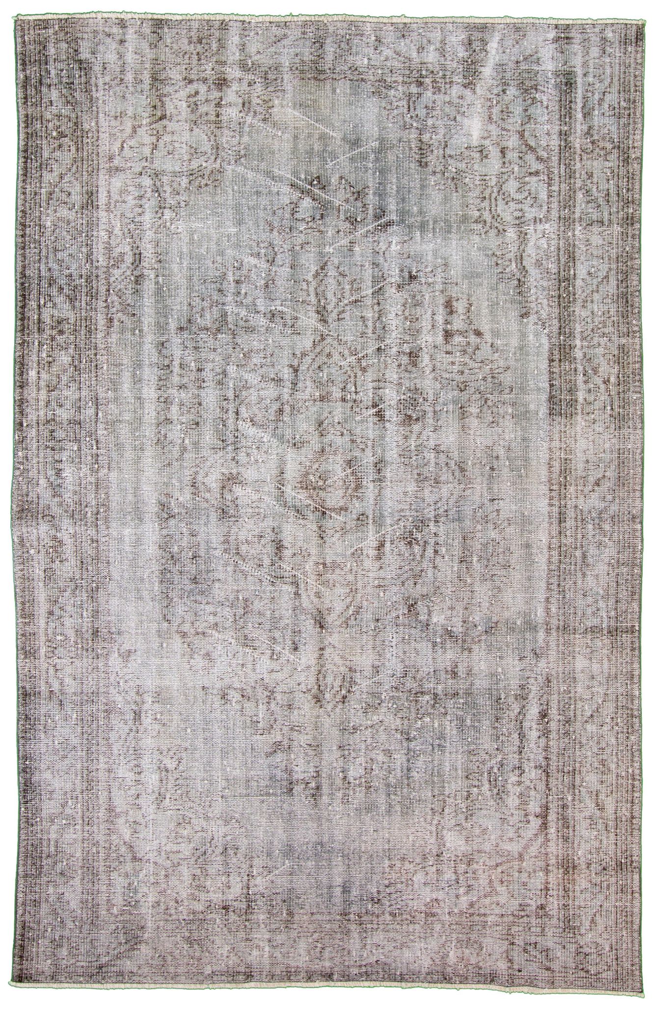 Hand-knotted Antalya Vintage   Rug 5'6" x 8'9" Size: 5'6" x 8'9"  