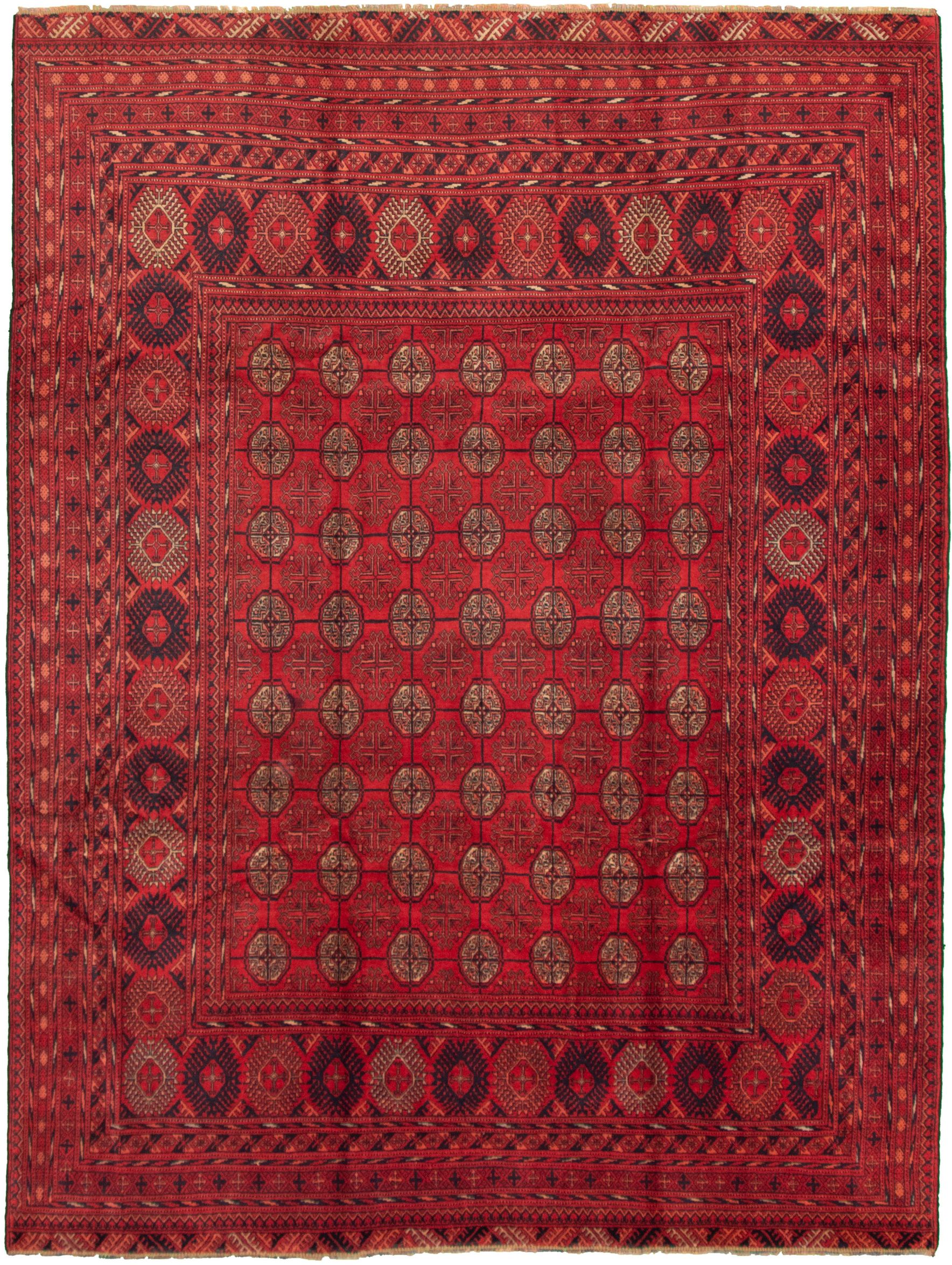 Hand-knotted Khal Mohammadi Red Wool Rug 6'6" x 9'0"  Size: 6'6" x 9'0"  