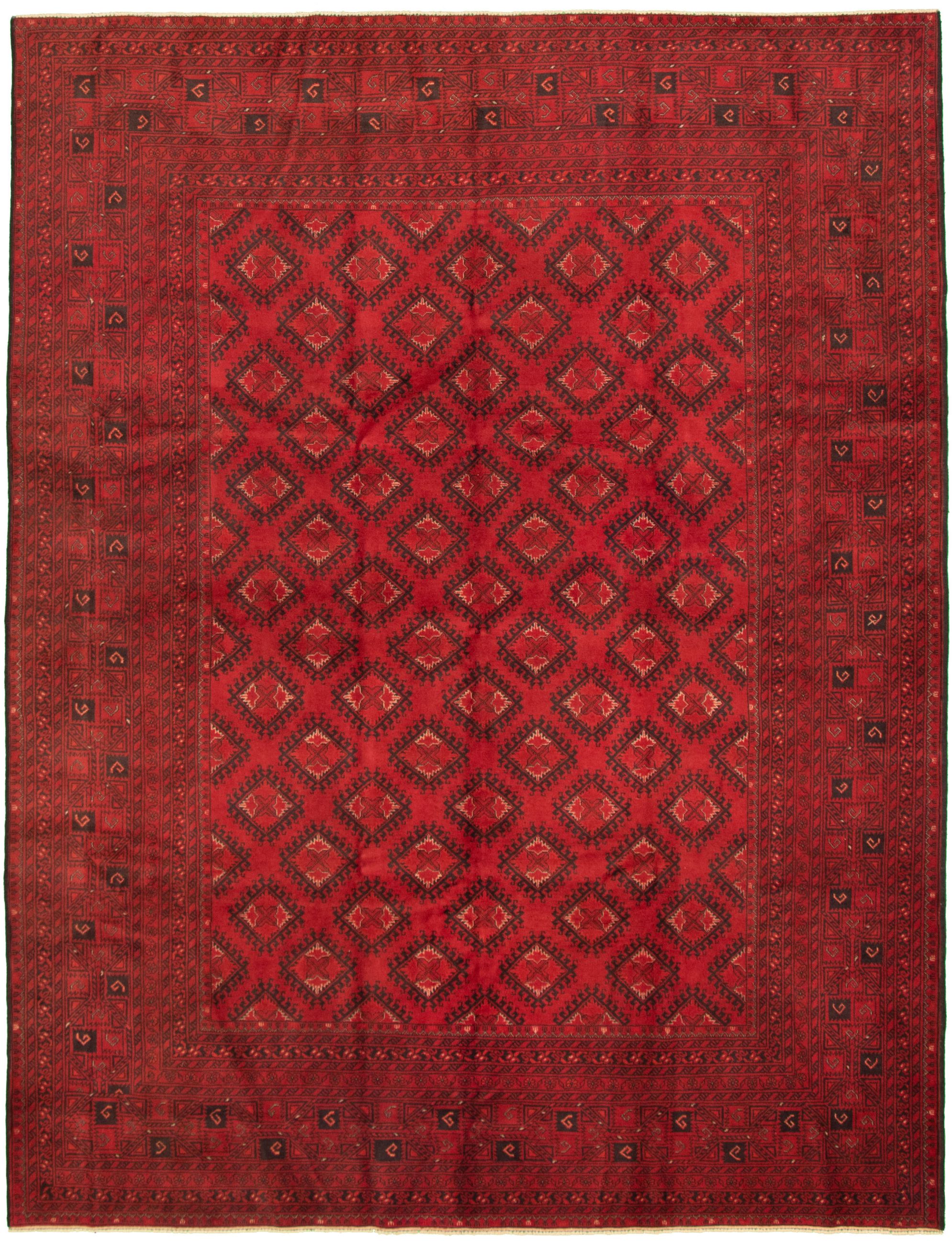 Hand-knotted Khal Mohammadi Red Wool Rug 8'2" x 10'10"  Size: 8'2" x 10'10"  
