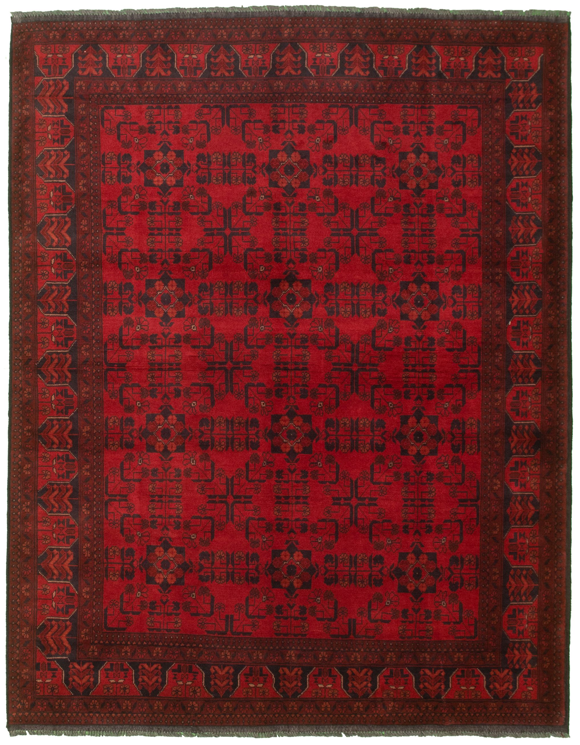 Hand-knotted Finest Khal Mohammadi Red Wool Rug 6'0" x 7'9" Size: 6'0" x 7'9"  
