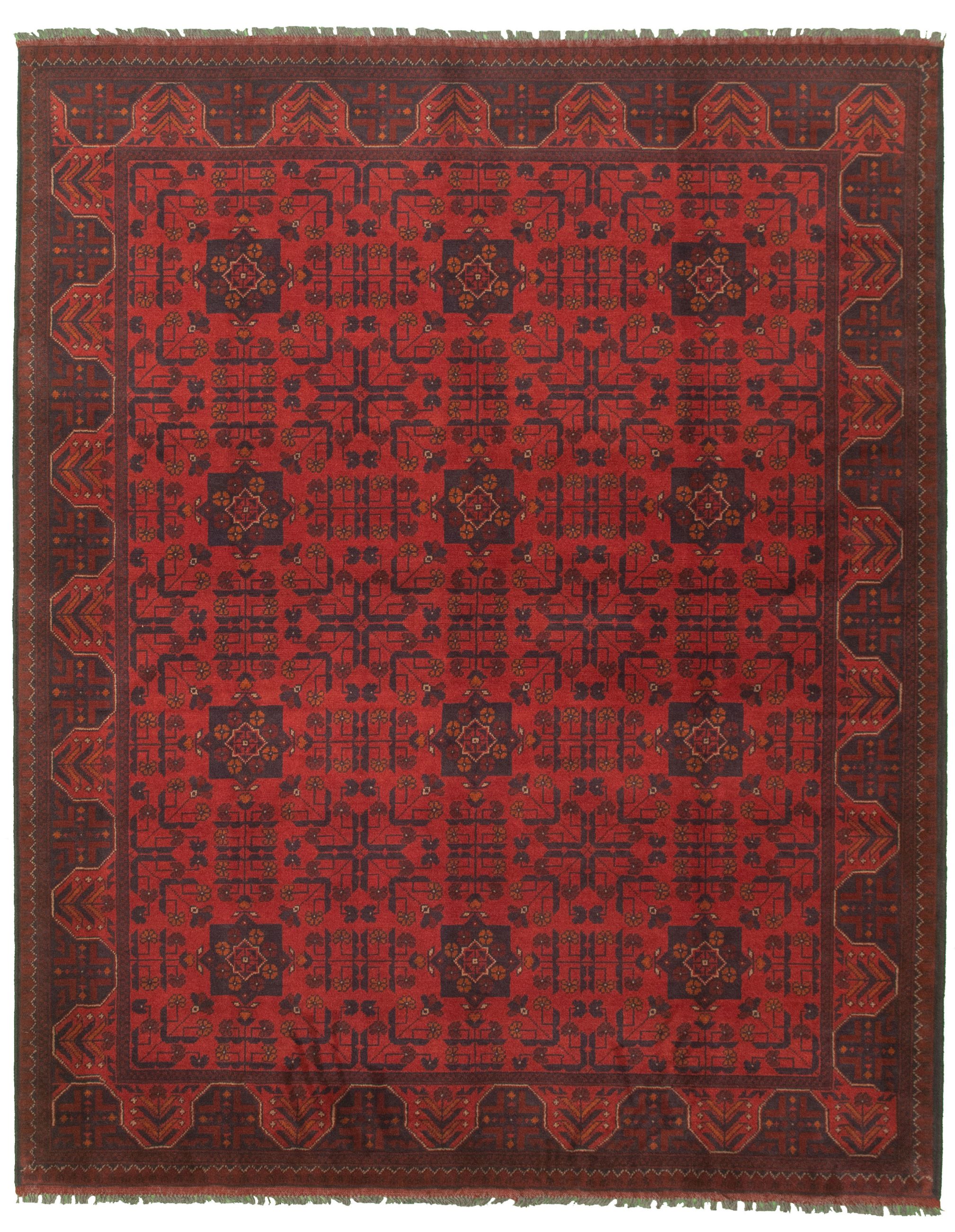 Hand-knotted Finest Khal Mohammadi Red Wool Rug 5'11" x 7'8"  Size: 5'11" x 7'8"  