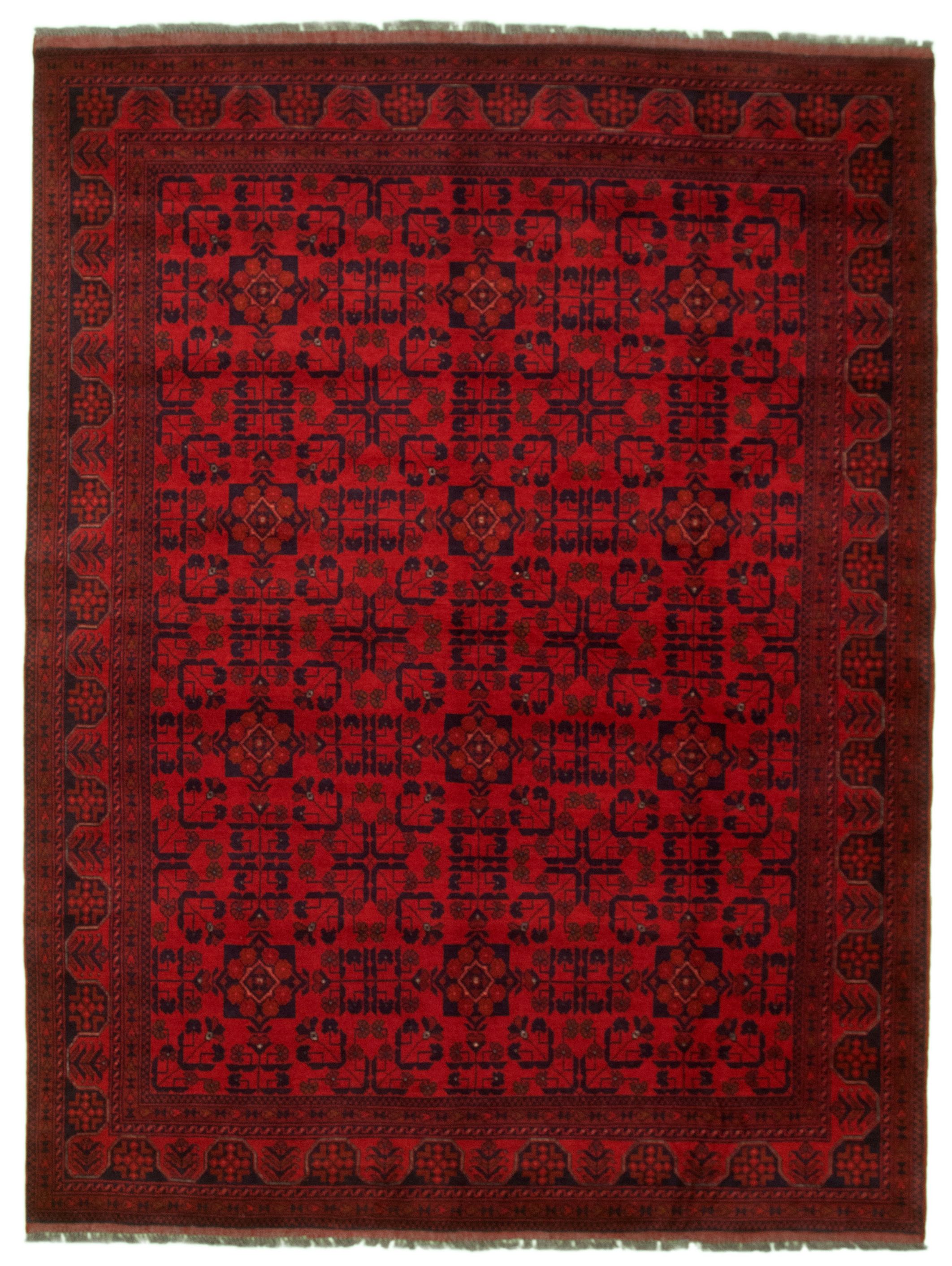 Hand-knotted Finest Khal Mohammadi Red Wool Rug 5'9" x 7'10"  Size: 5'9" x 7'10"  