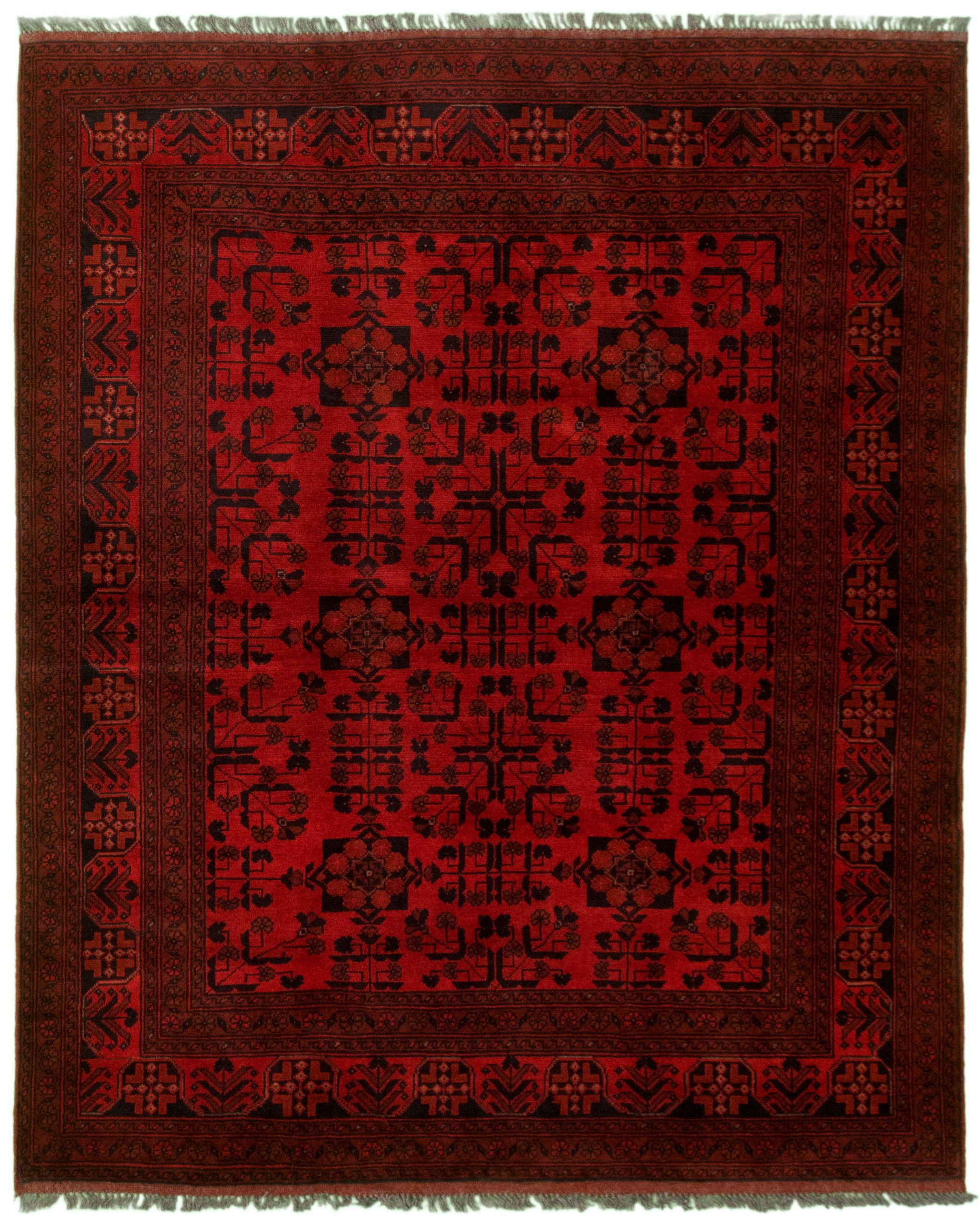 Hand-knotted Finest Khal Mohammadi Red Wool Rug 5'1" x 6'4"  Size: 5'1" x 6'4"  