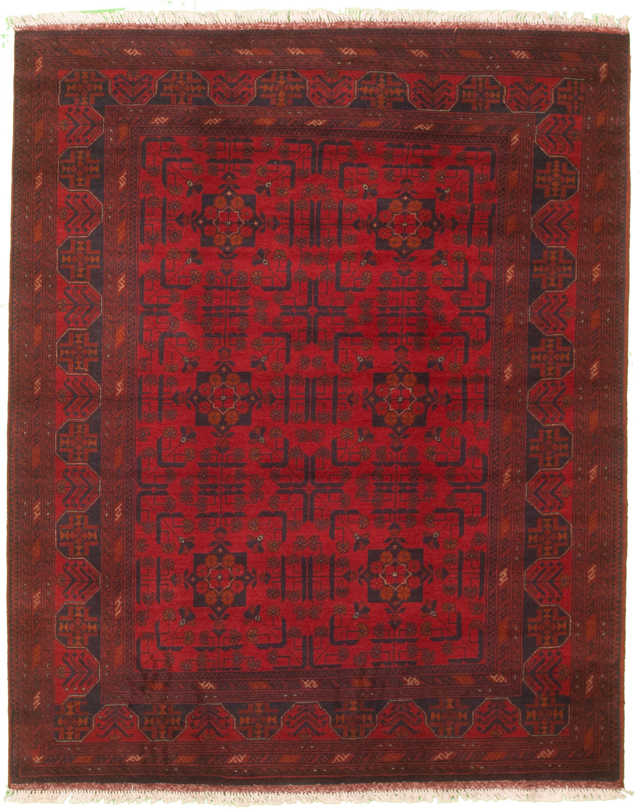 Hand-knotted Finest Khal Mohammadi Red Wool Rug 5'1" x 6'6"  Size: 5'1" x 6'6"  