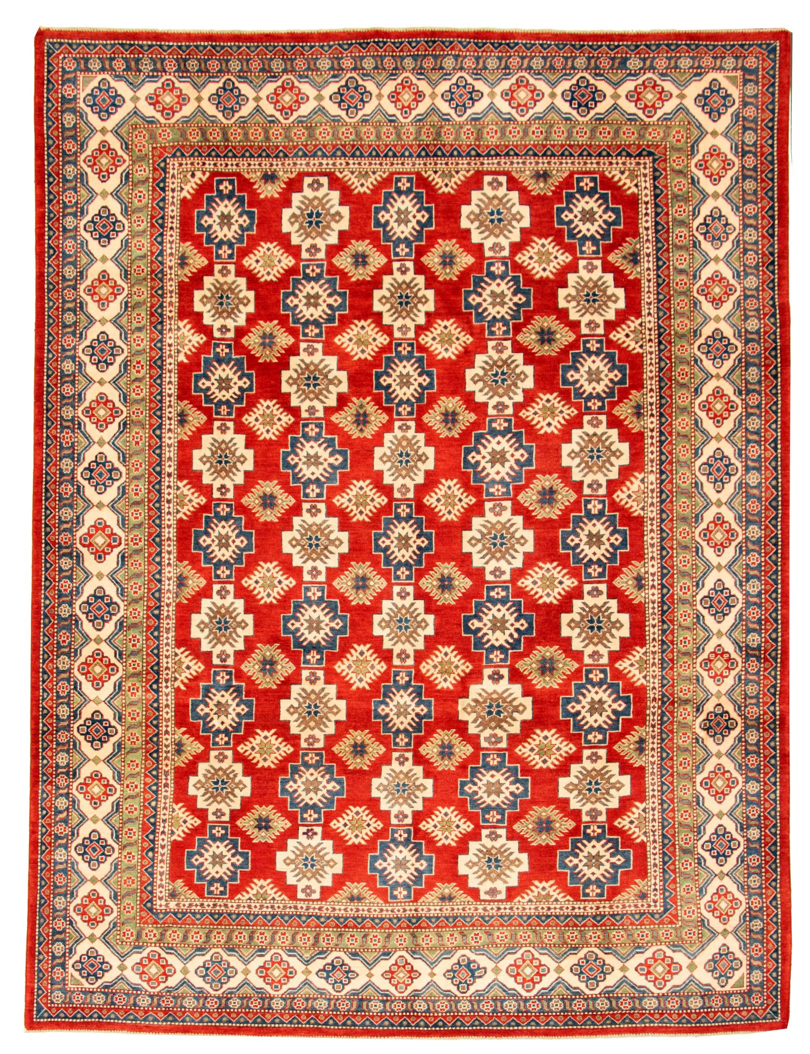 Hand-knotted Finest Gazni Red Wool Rug 8'11" x 11'9"  Size: 8'11" x 11'9"  