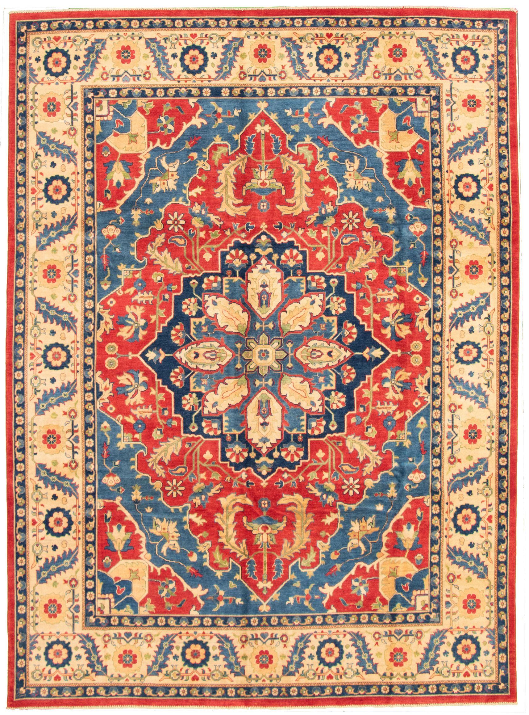 Hand-knotted Finest Gazni Red Wool Rug 8'10" x 11'11" Size: 8'10" x 11'11"  