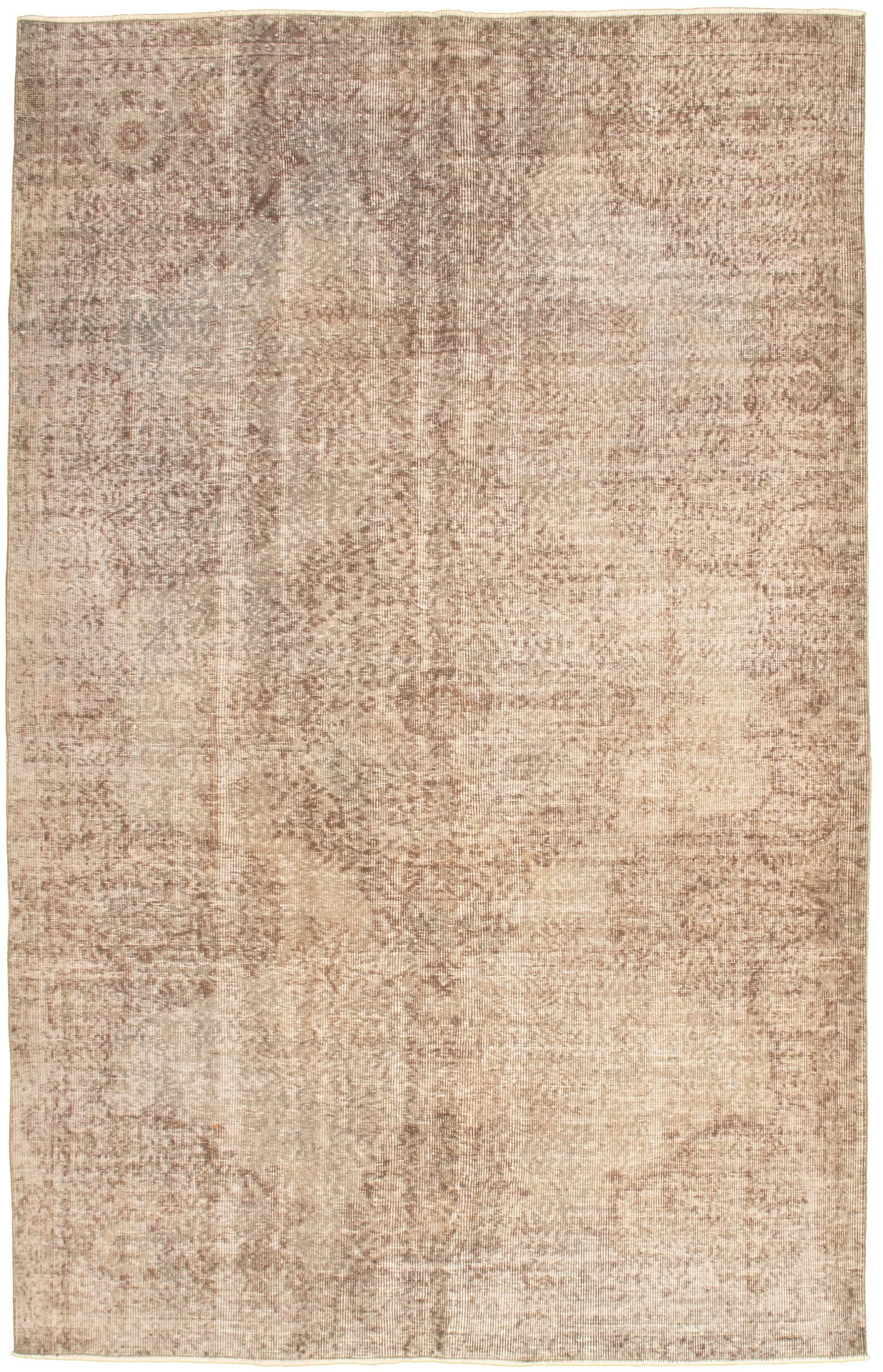 Hand-knotted Antalya Vintage Grey Wool Rug 5'10" x 9'1" Size: 5'10" x 9'1"  