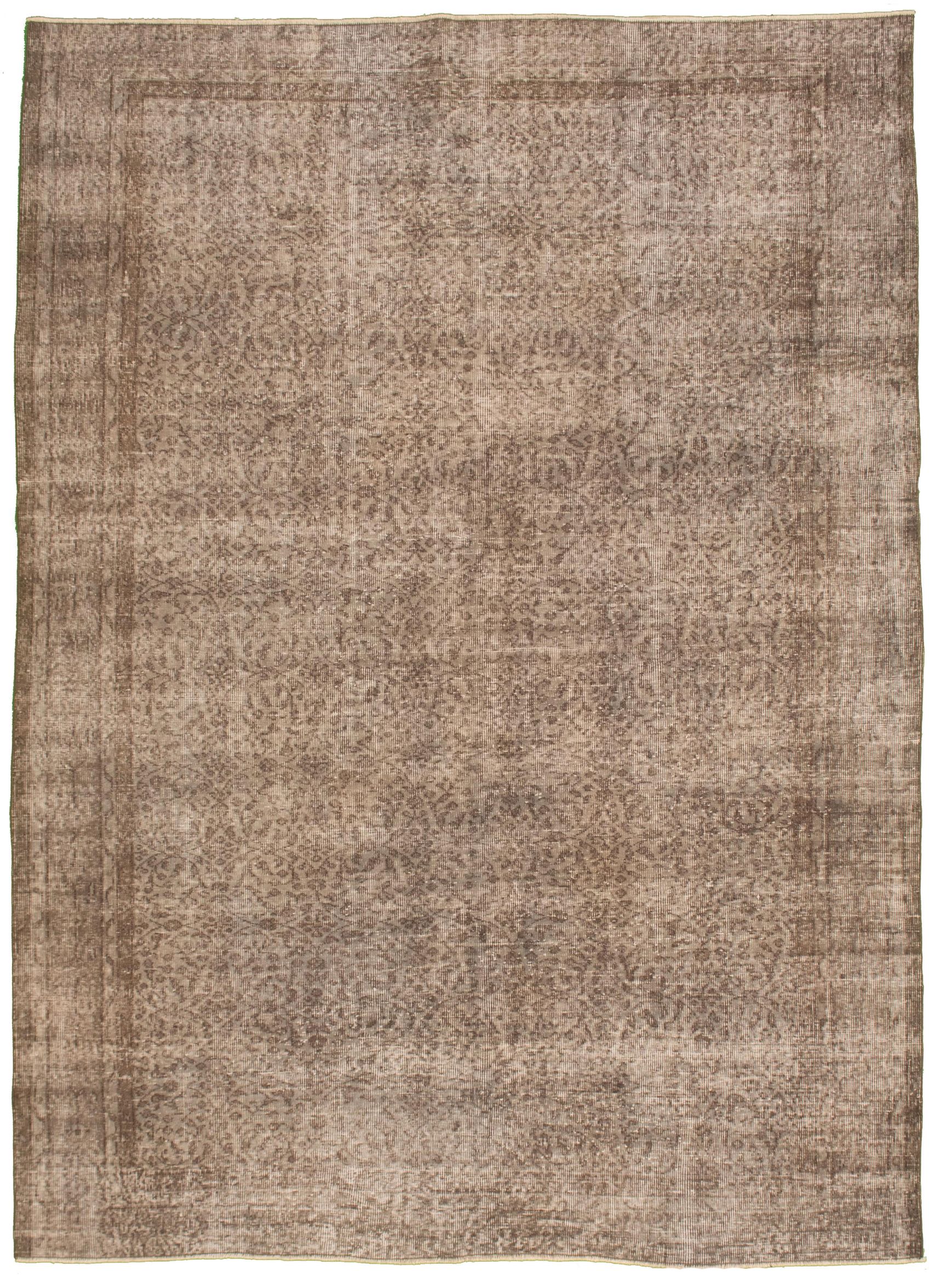 Hand-knotted Antalya Vintage Grey Wool Rug 7'0" x 9'10" Size: 7'0" x 9'10"  