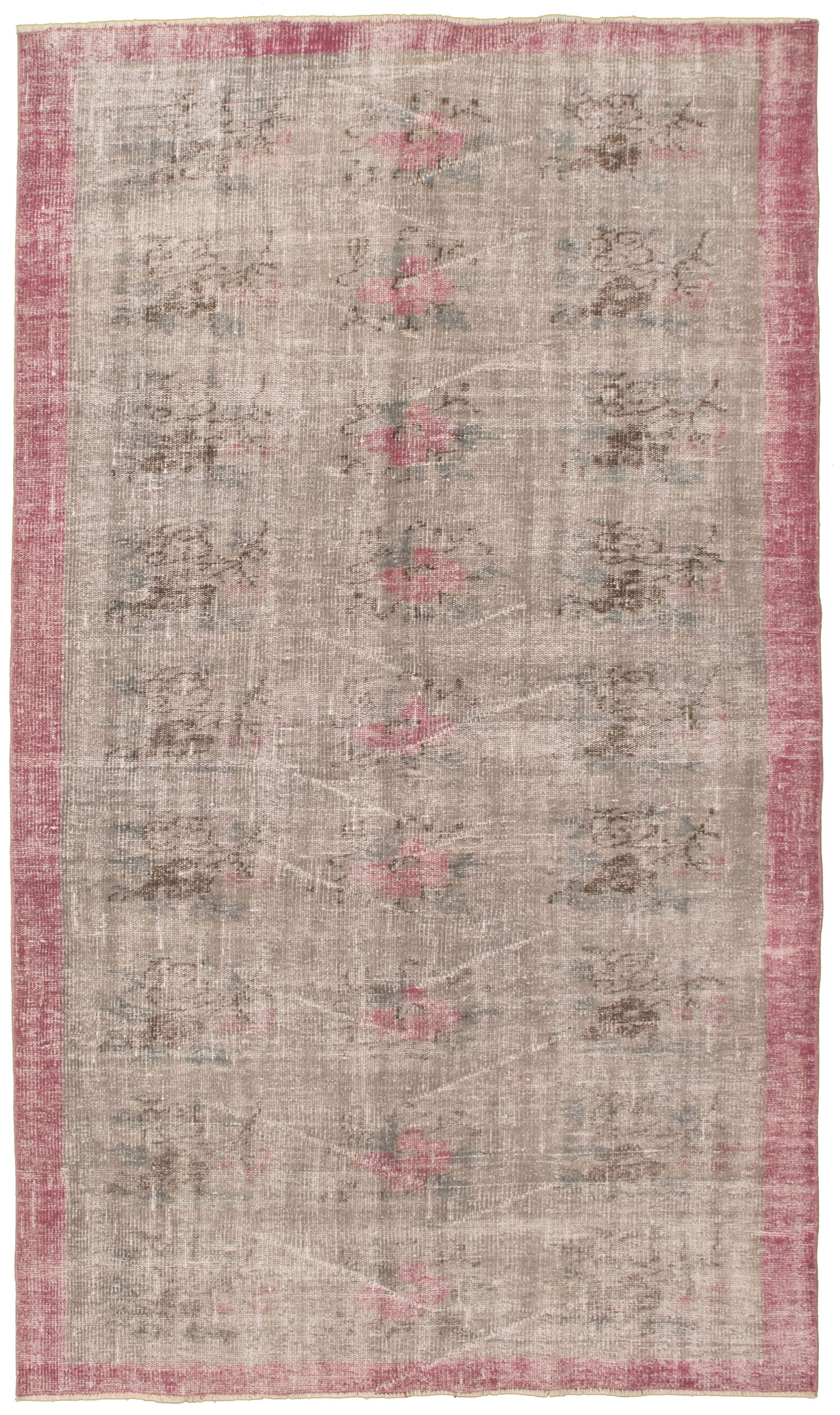 Hand-knotted Color Transition Grey Wool Rug 5'0" x 9'3" Size: 5'0" x 9'3"  