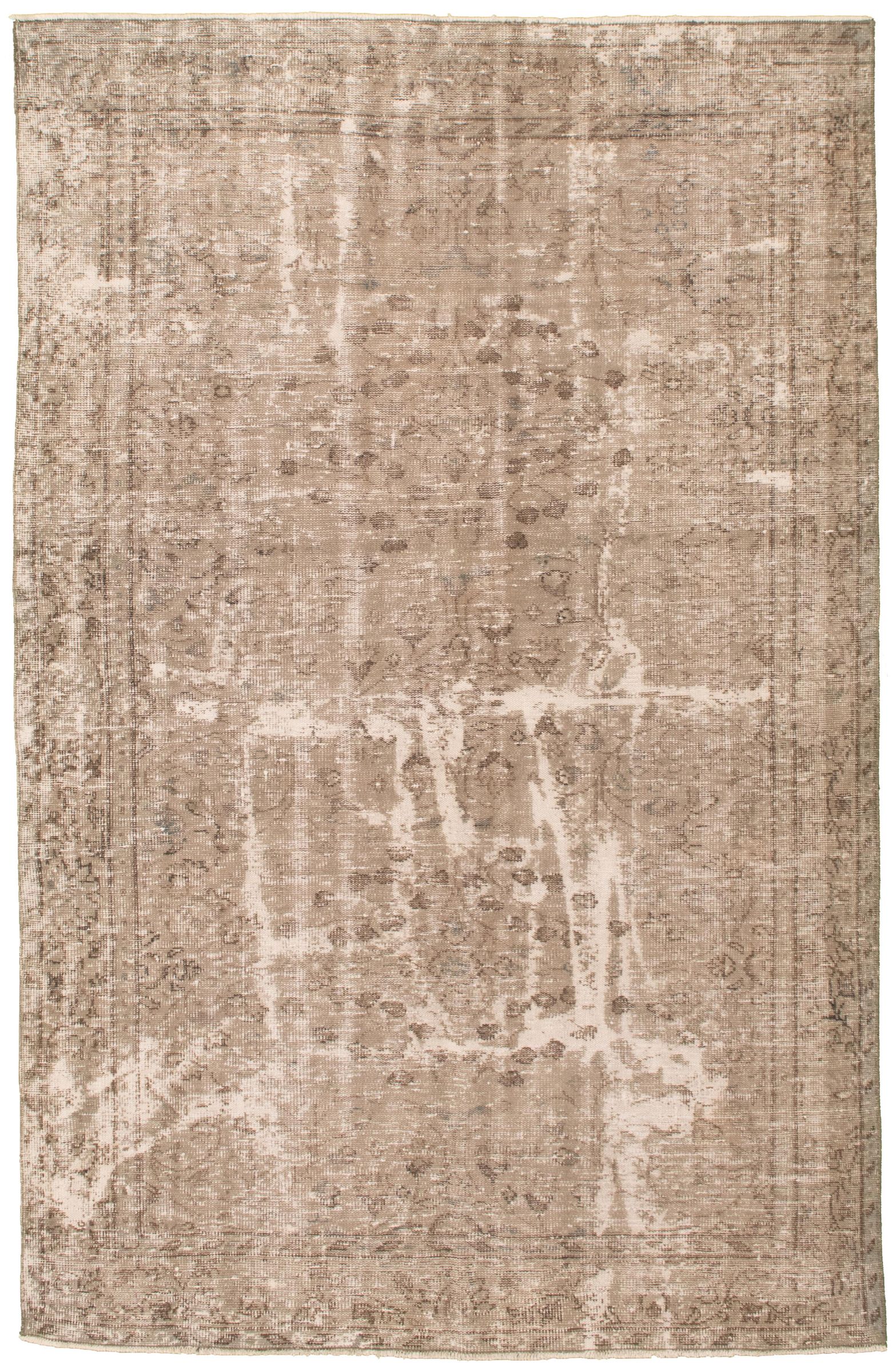 Hand-knotted Color Transition Khaki Wool Rug 5'6" x 8'9" Size: 5'6" x 8'9"  