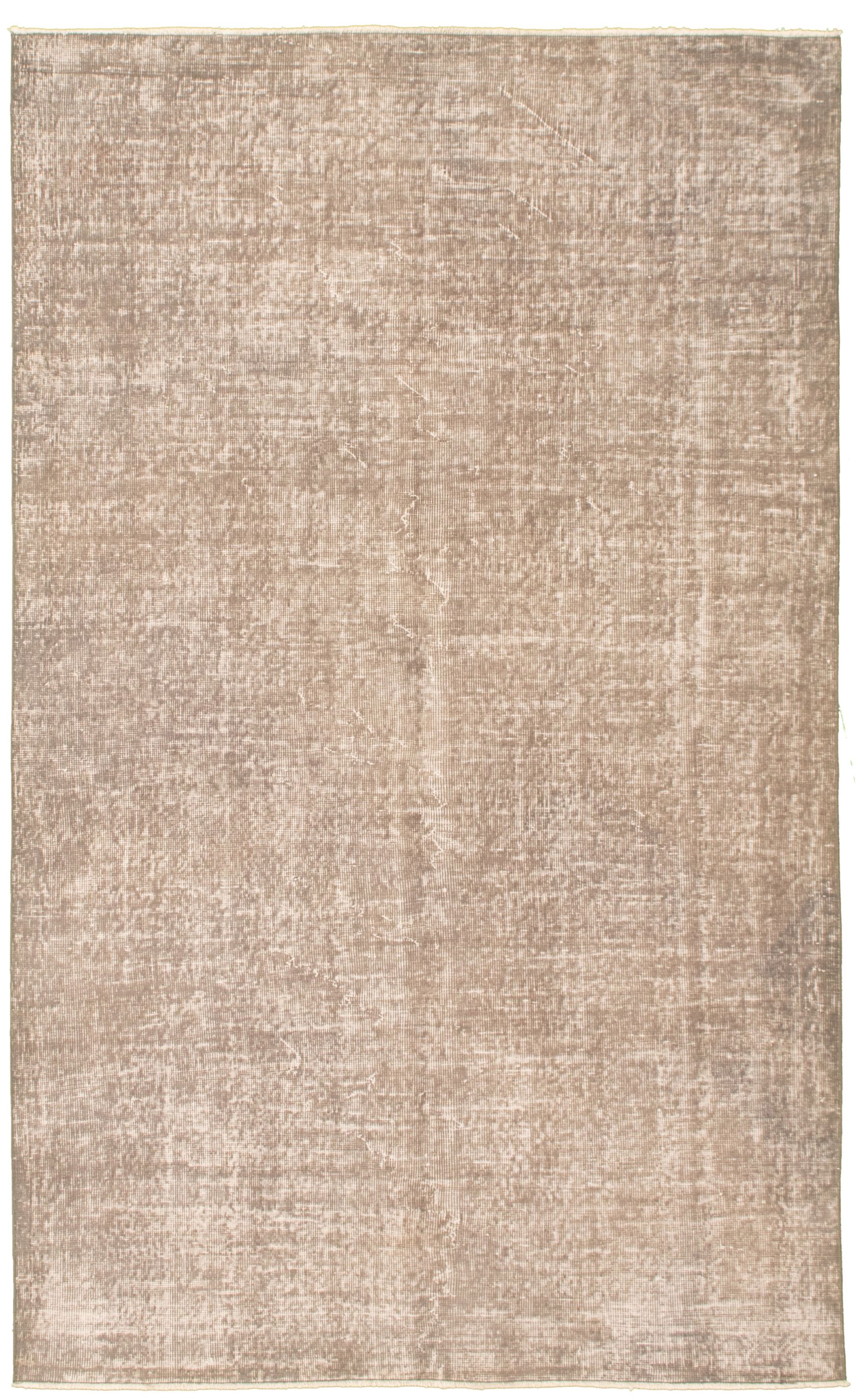 Hand-knotted Antalya Vintage Grey Wool Rug 4'10" x 8'4" Size: 4'10" x 8'4"  