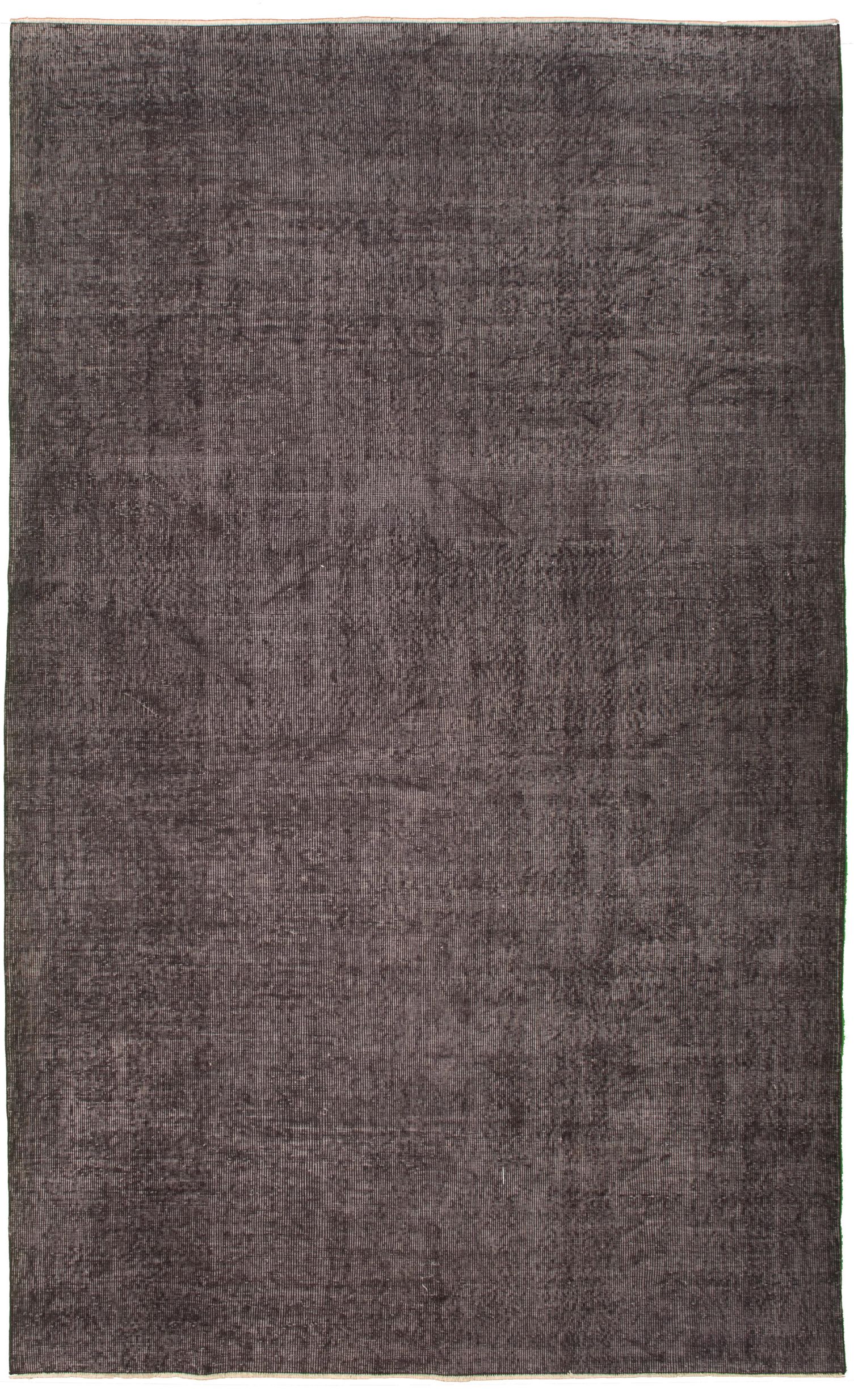 Hand-knotted Color Transition Black Wool Rug 6'0" x 10'1" Size: 6'0" x 10'1"  
