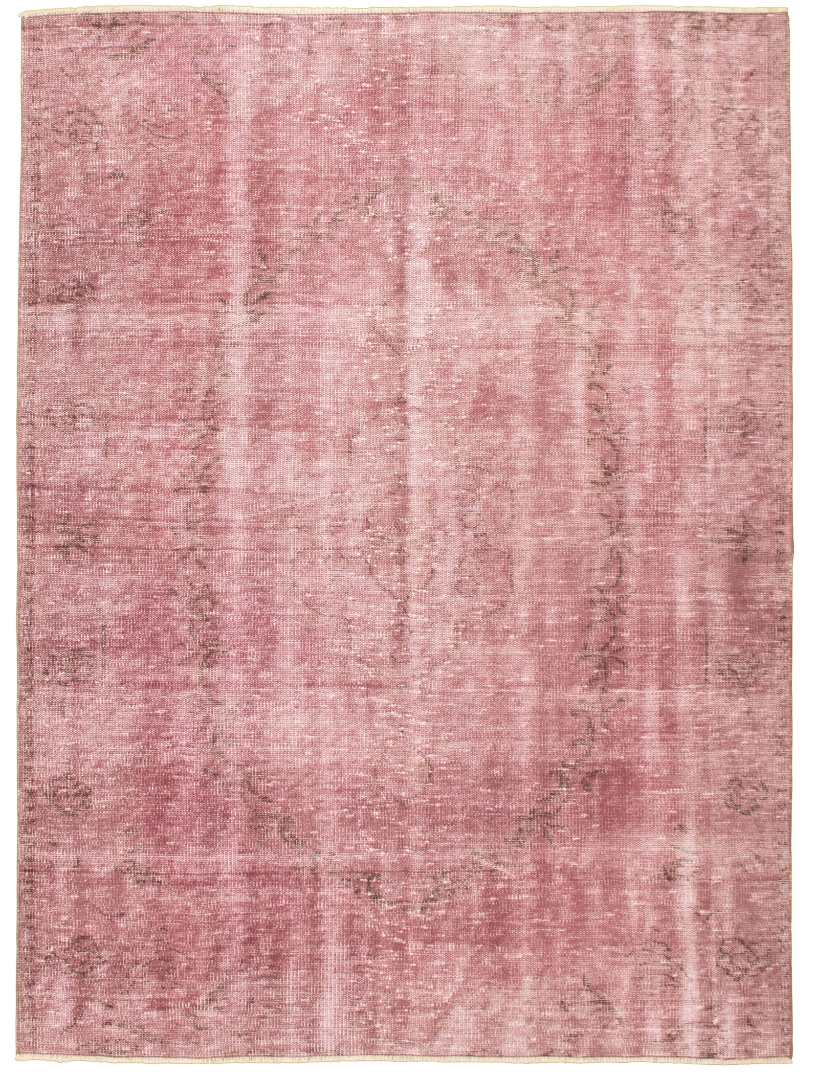 Hand-knotted Color Transition Purple Wool Rug 5'2" x 7'1" Size: 5'2" x 7'1"  