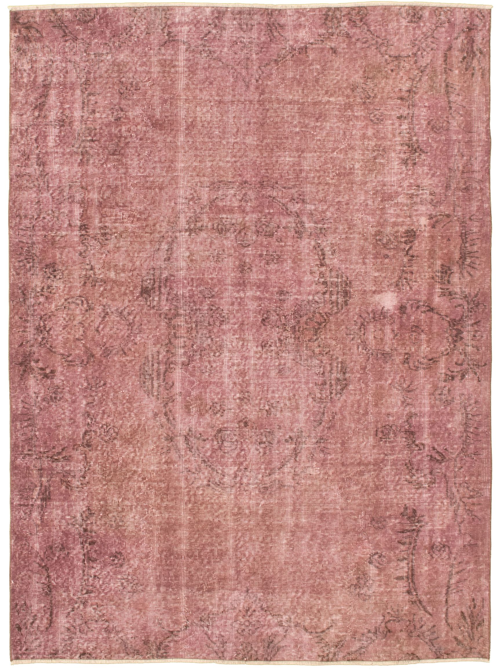Hand-knotted Color Transition Purple Wool Rug 5'1" x 7'1" Size: 5'1" x 7'1"  