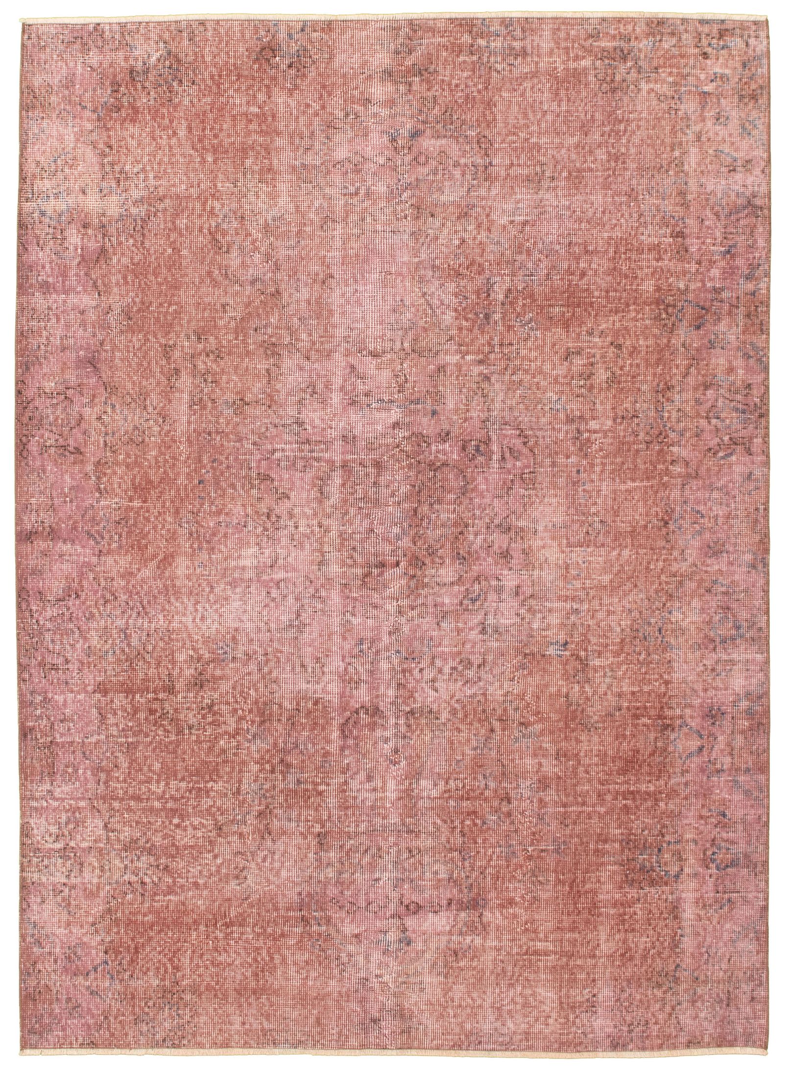 Hand-knotted Color Transition Purple Wool Rug 5'3" x 7'1" Size: 5'3" x 7'1"  